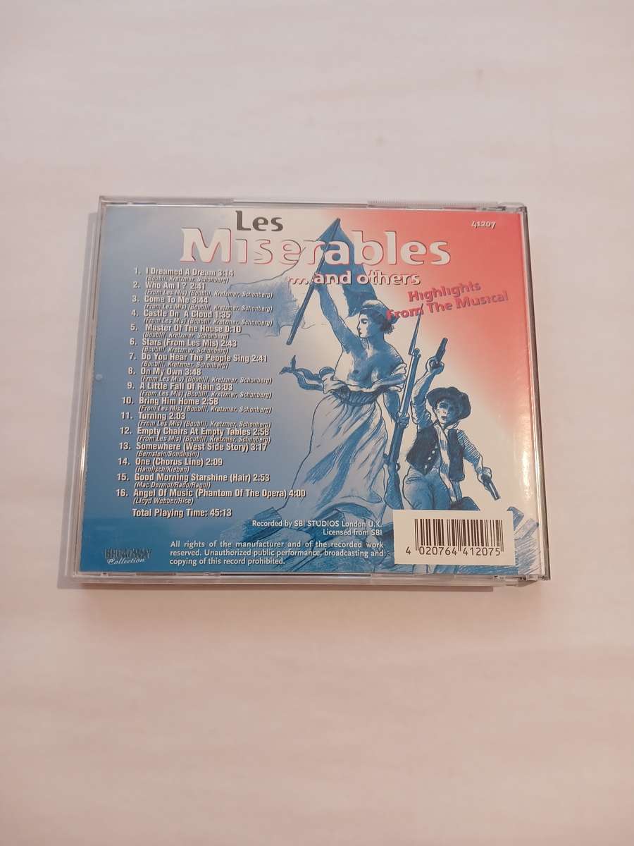 Les Miserables, Highlights from the Musical CD