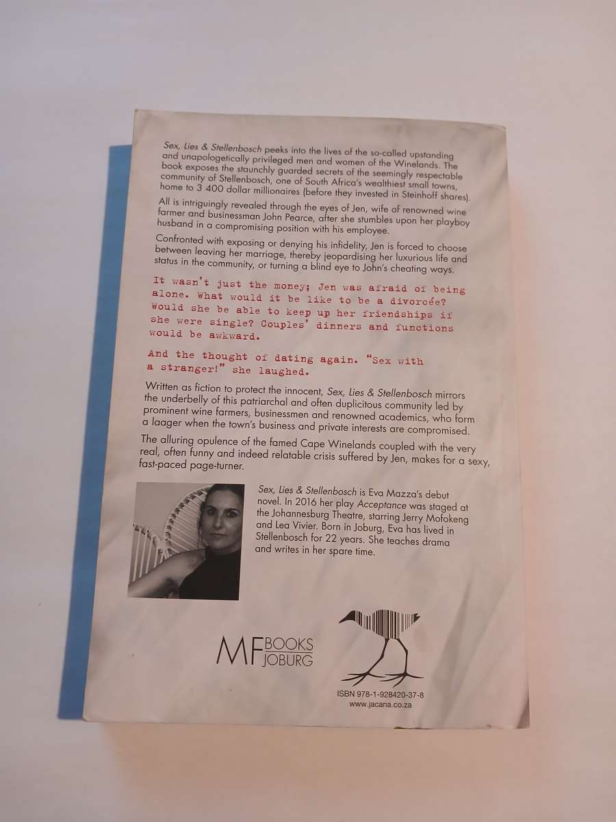 Sex, Lies & Stellenbosch by Eva Mazza