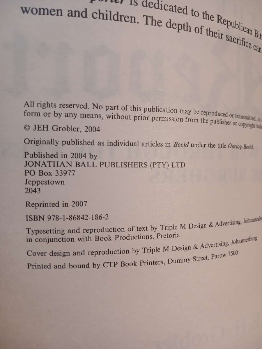 The War Reporter by J.E.H. Grobler