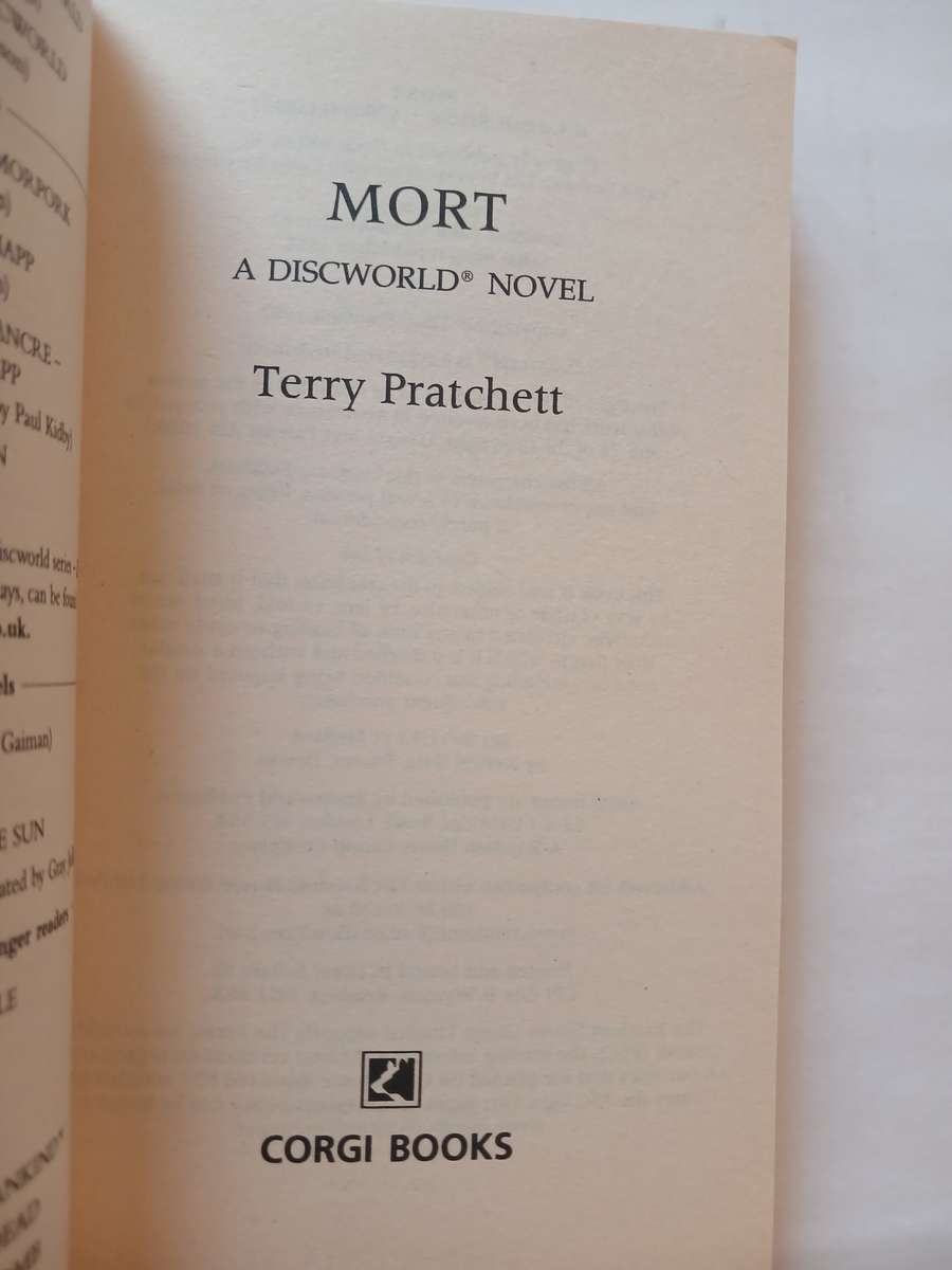 Mort, A Discworld Novel by Terry Pratchett