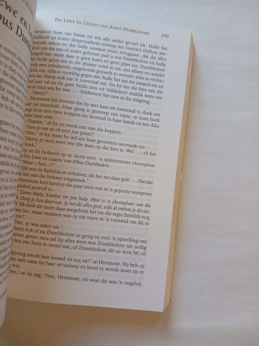 Harry Potter en die Skatte van die Dood, J.K. Rowling vertaal deur Kobus Geldenhuys