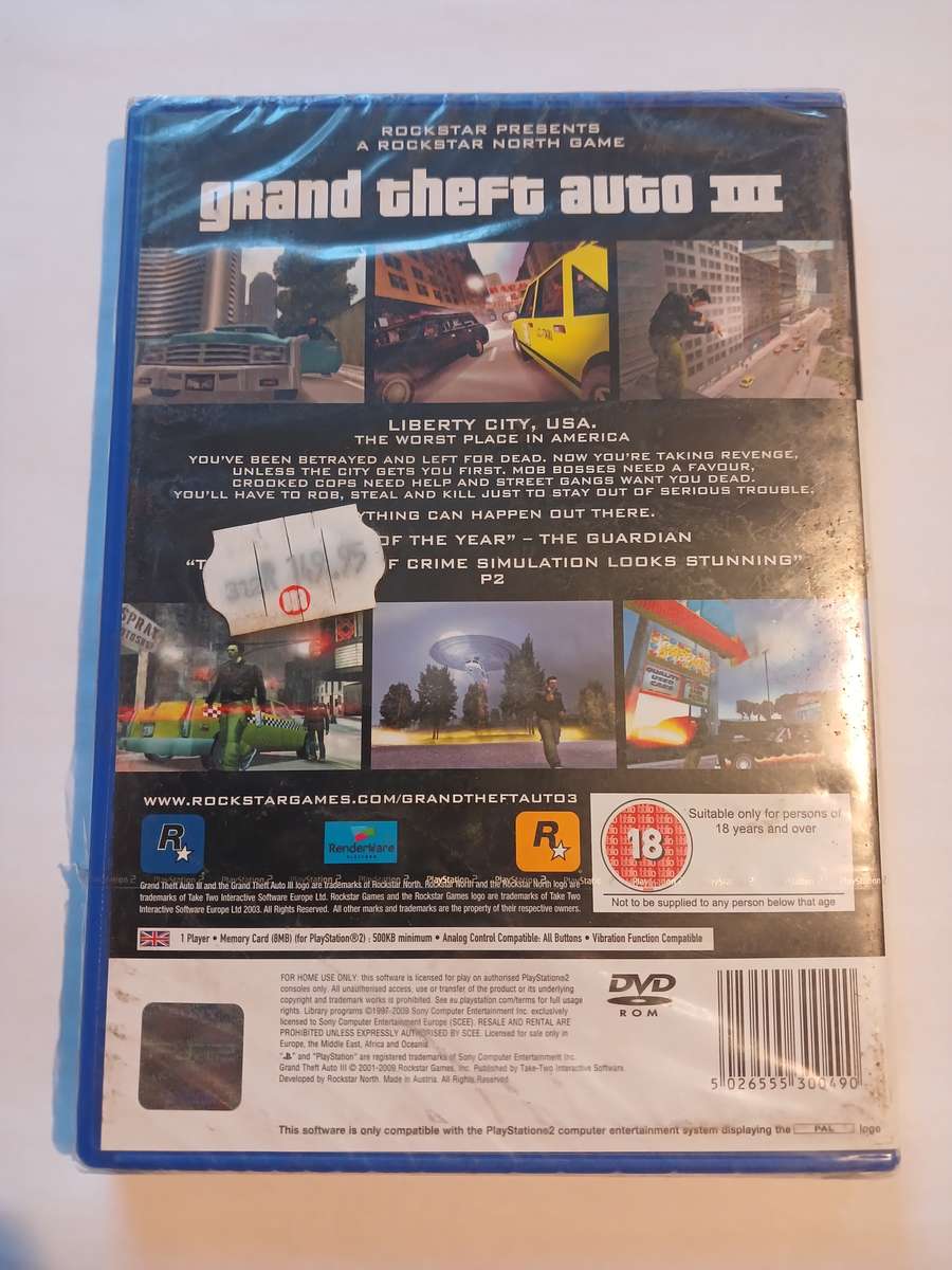 PlayStation 2, Grand Theft Auto III, New