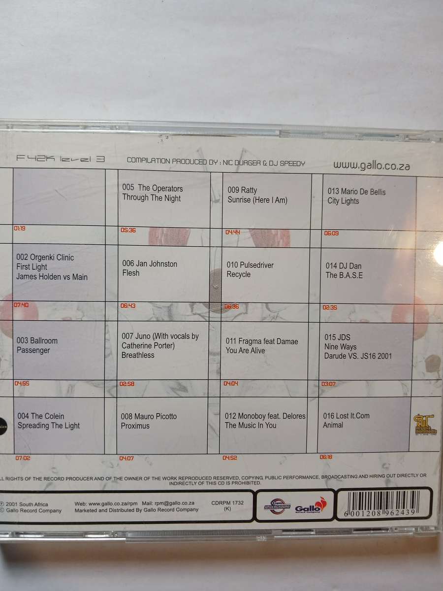 F.Y2K Level 3, Various CD