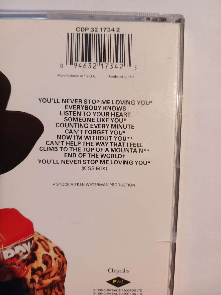 Sonia, Everybody Knows CD, UK