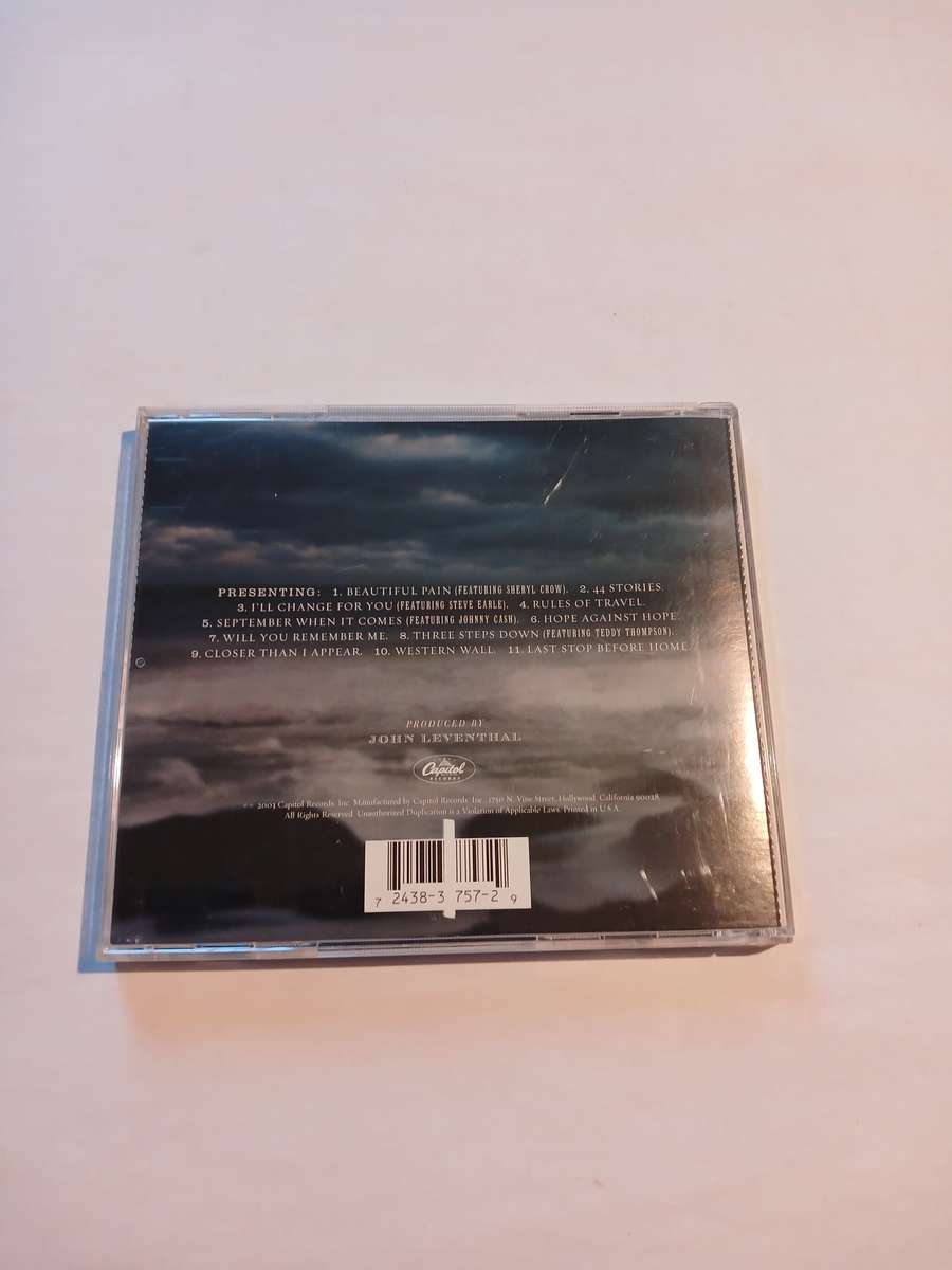 Rosanne Cash, Rules of Travel CD, US