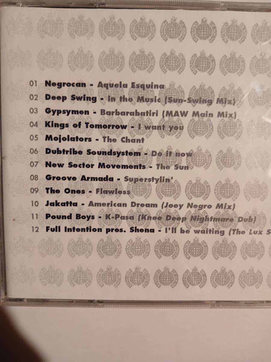 Ministry of Sound, Sessions Sampler 2002 Vol. 1, CD