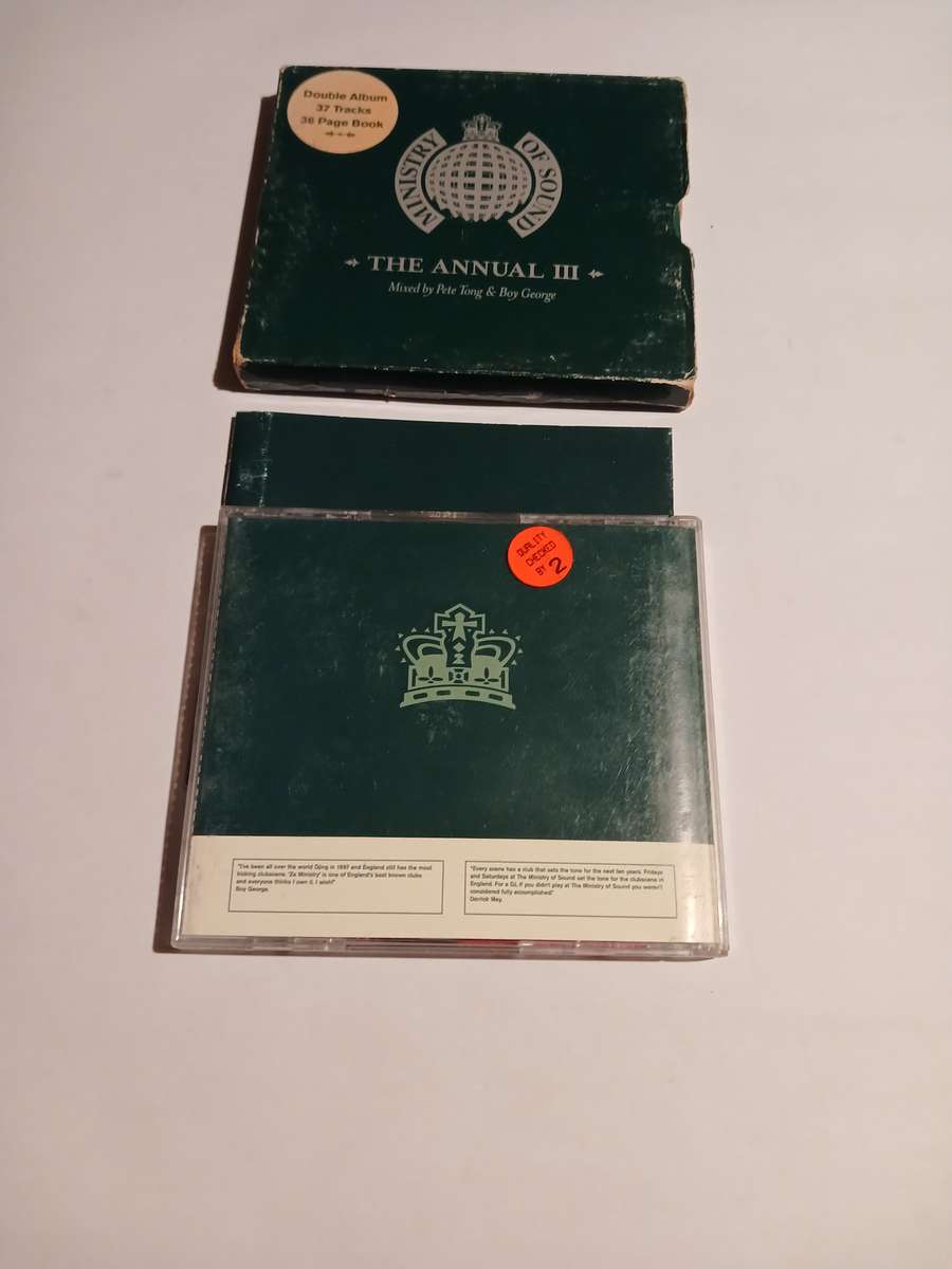 Ministry of Sound, The Annual III, Mixed by Pete Tong & Boy George CD, UK