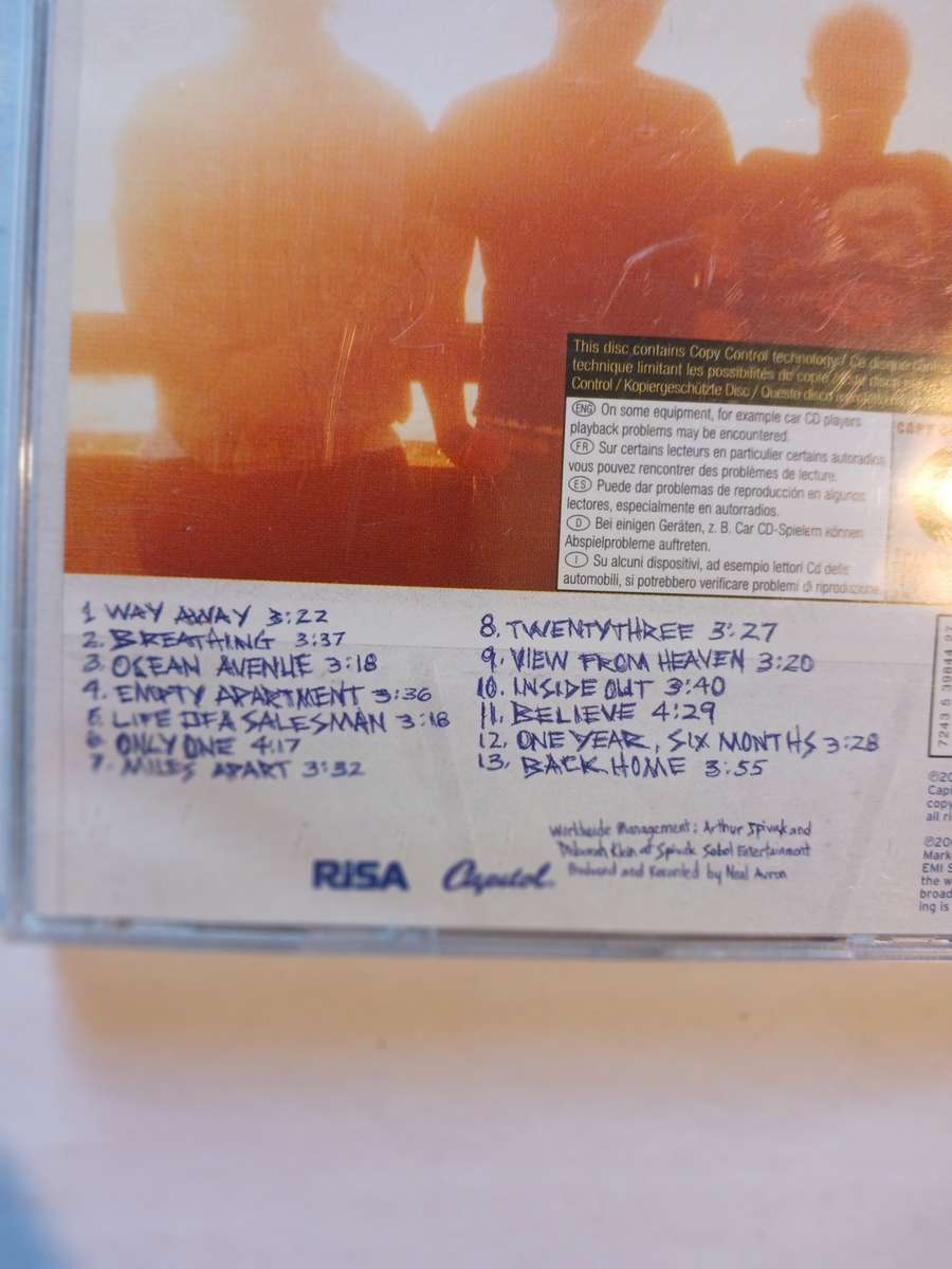 Yellowcard, Ocean Avenue CD