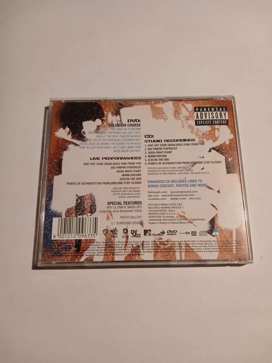 Jay Z Linkin Park, Collision Course CD/DVD