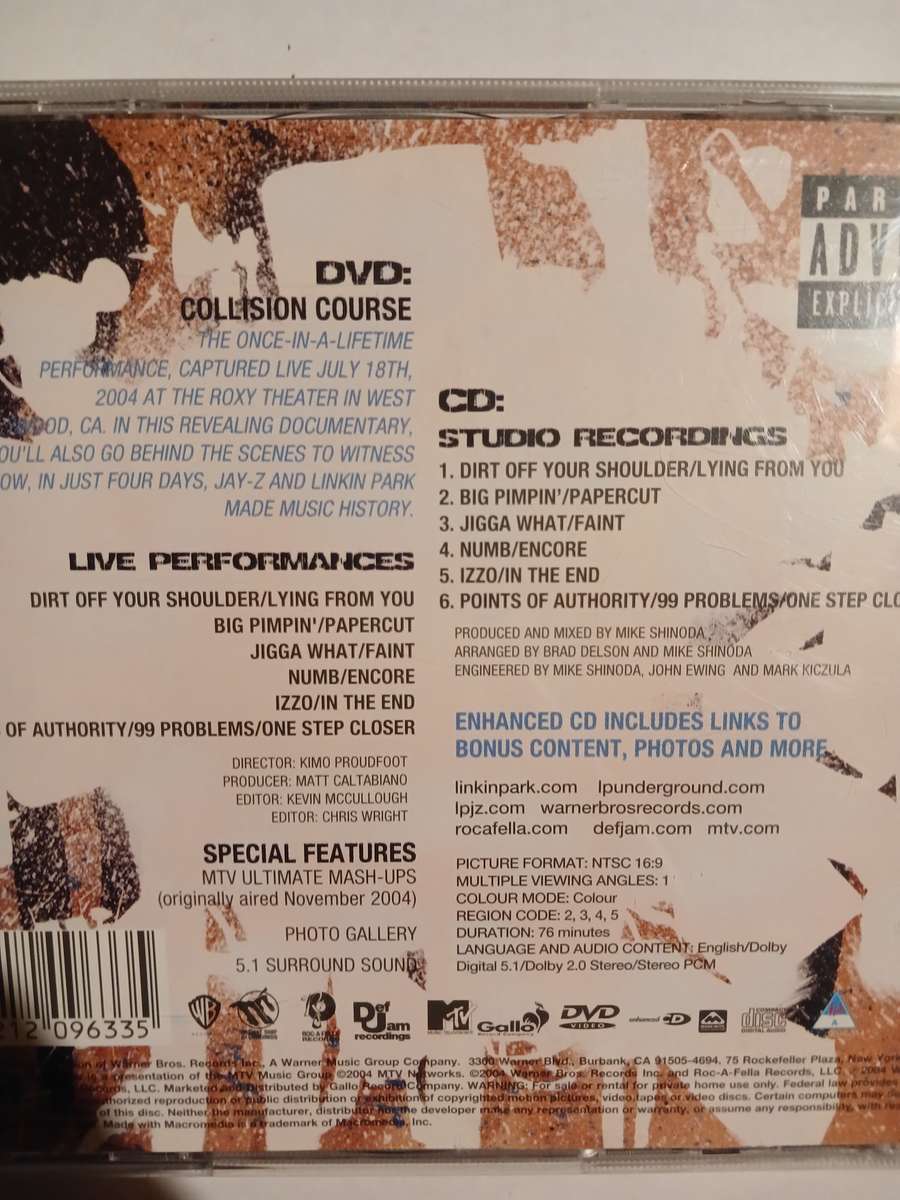 Jay Z Linkin Park, Collision Course CD/DVD