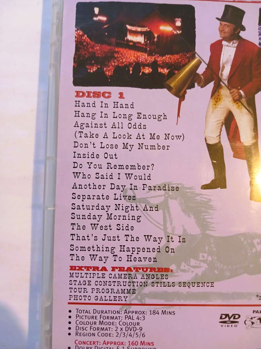 Phil Collins, Serious Hits Live, 2 x DVD