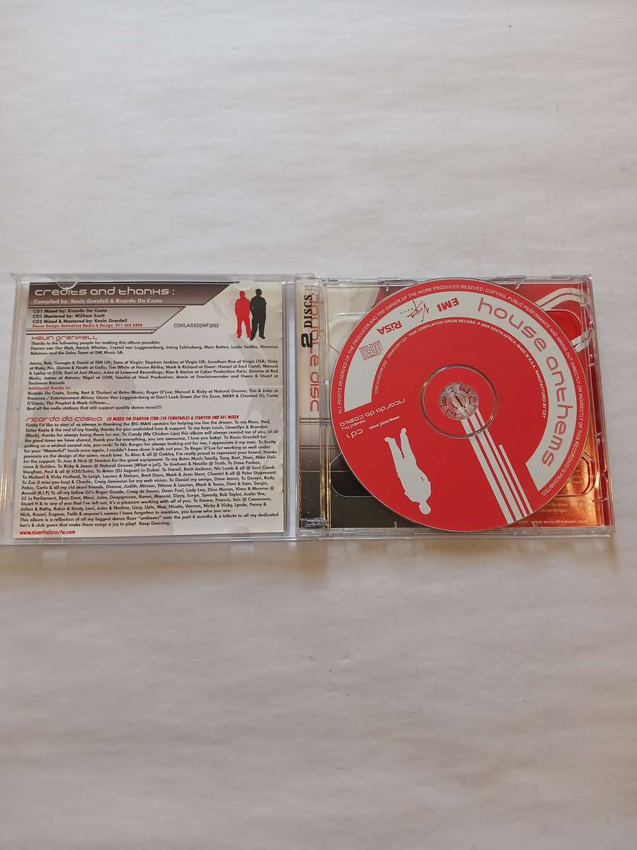 House Anthems, 2 x CD