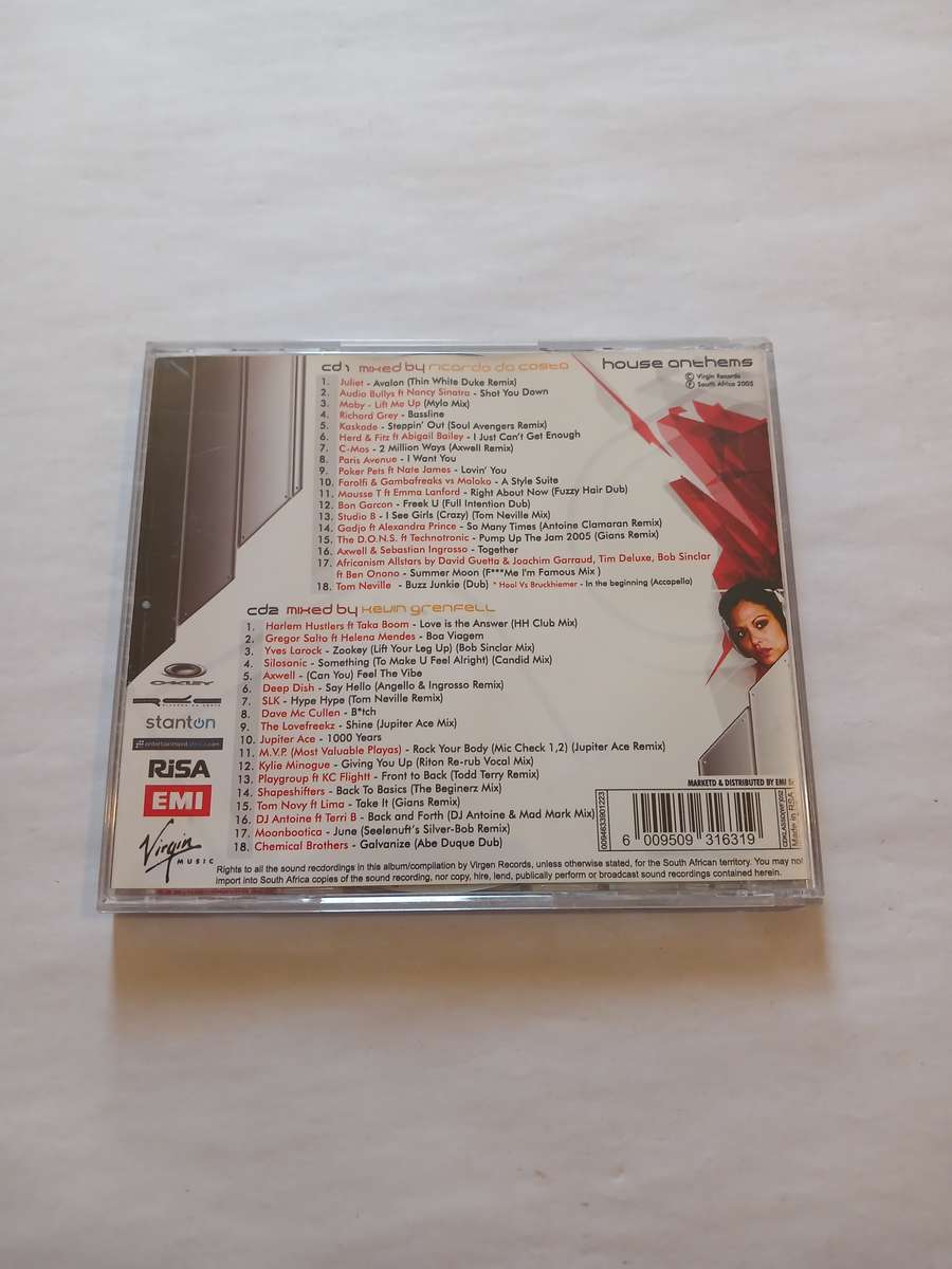 House Anthems, 2 x CD