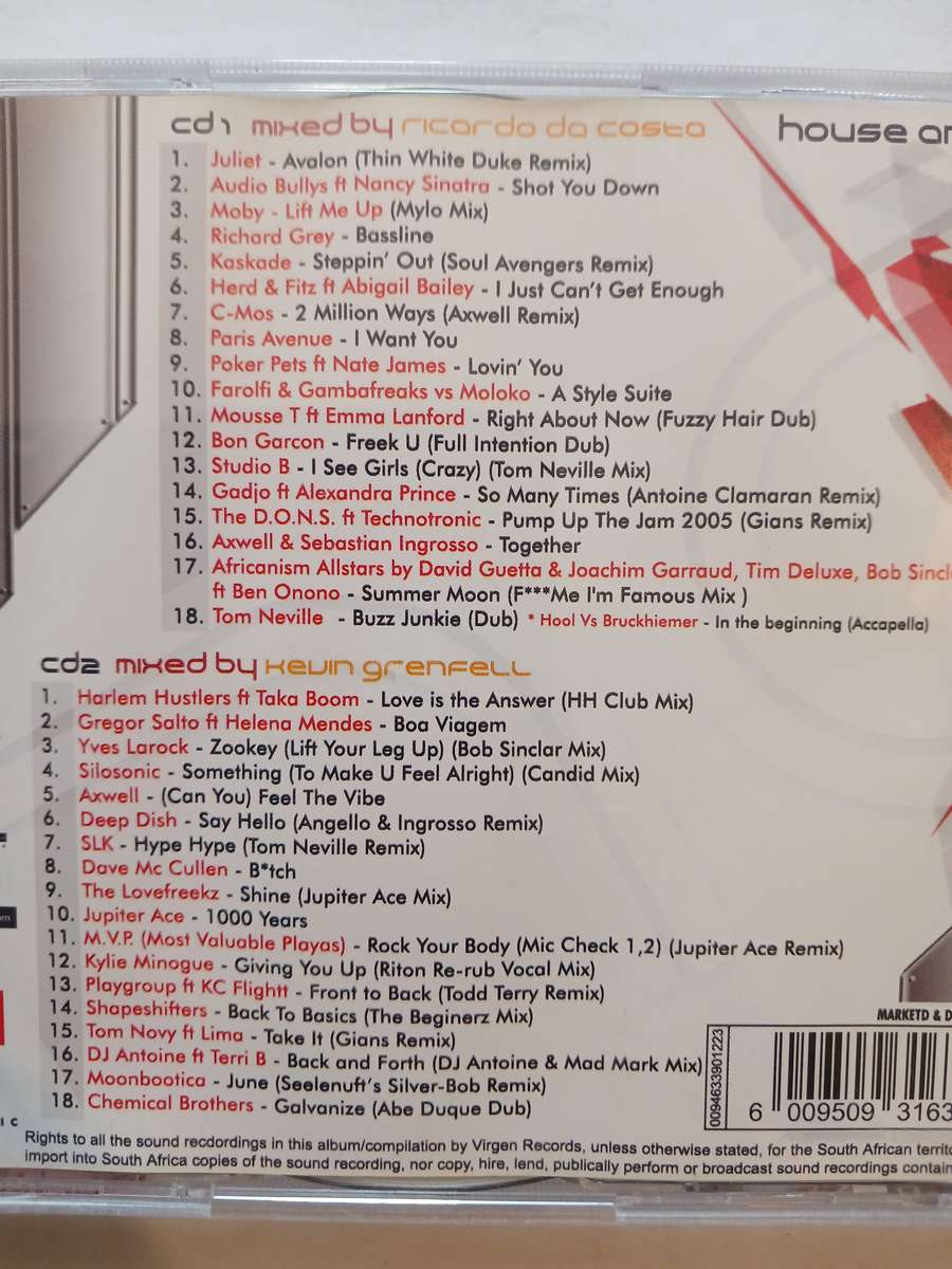 House Anthems, 2 x CD