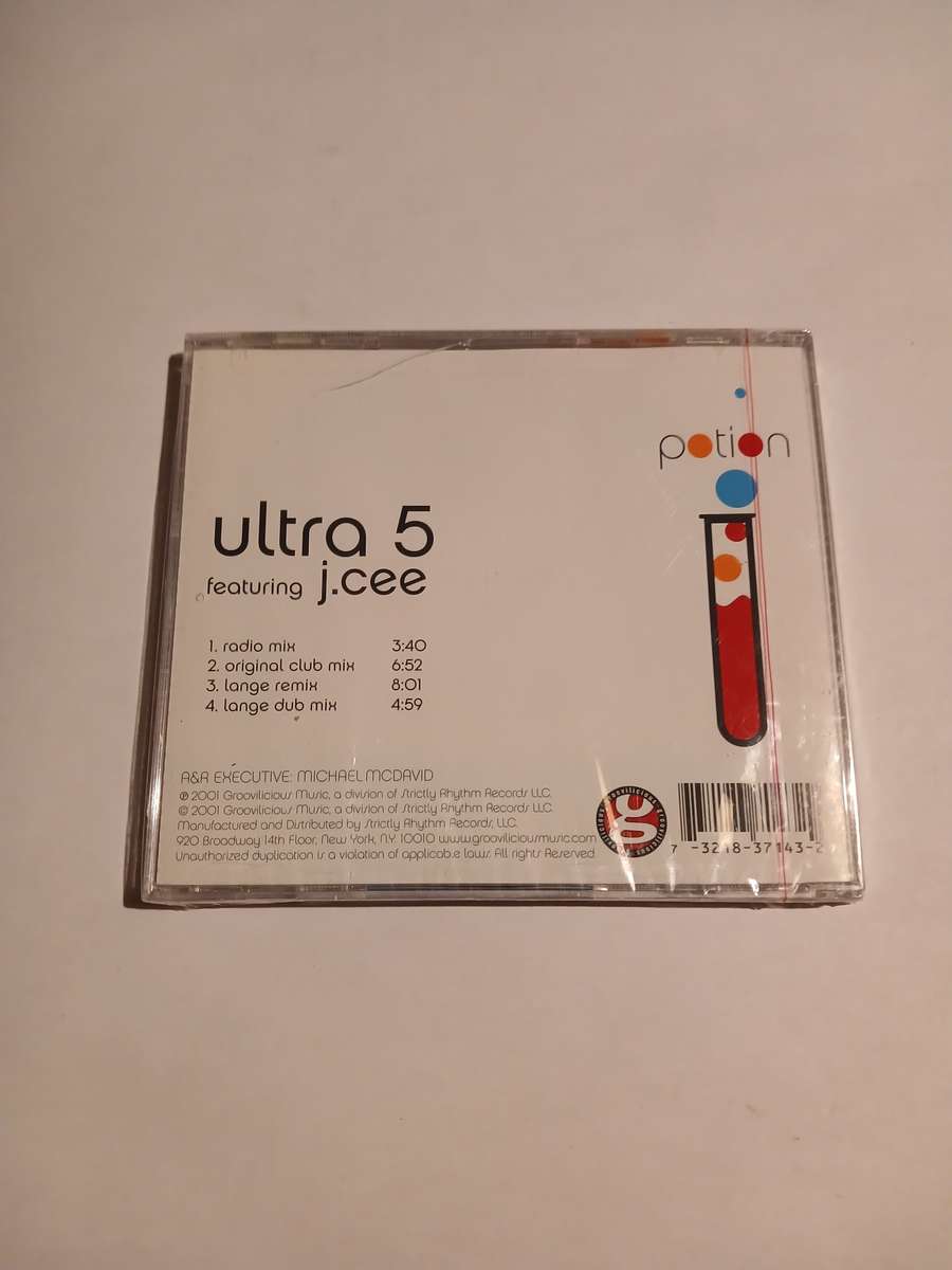 Ultra 5 featuring J.Cee, Potion CD single, US, New