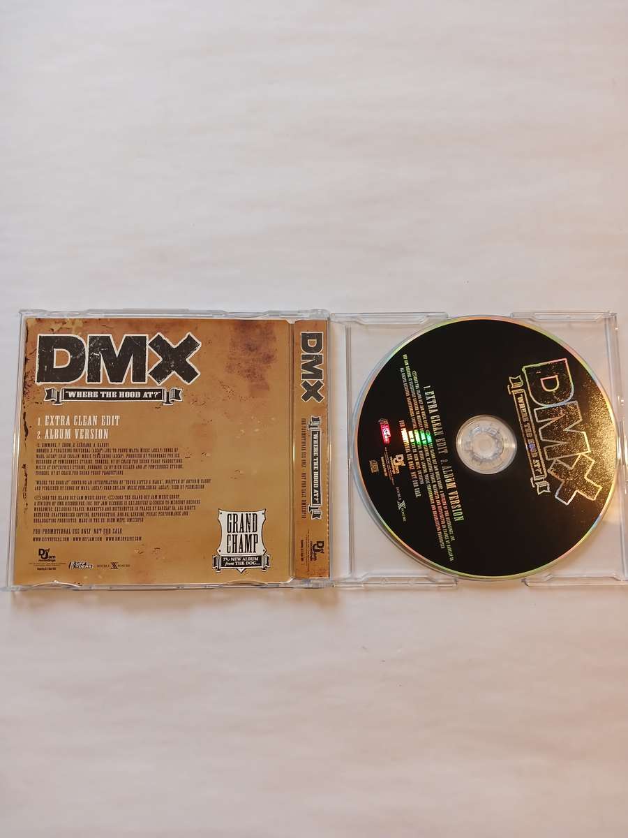 DMX, Where The Hood At? CD single, Promo, EU