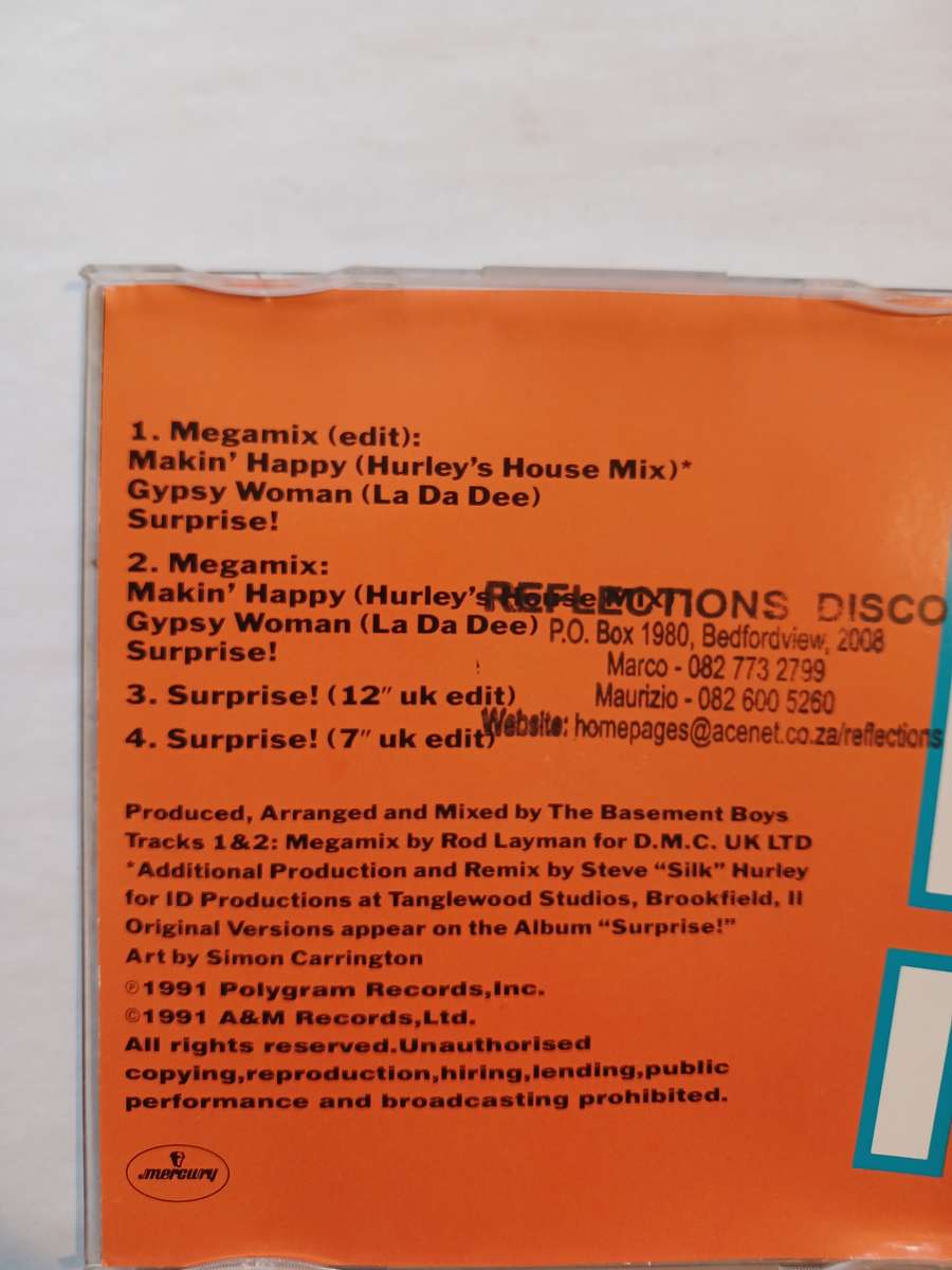 Crystal Waters, Megamix! CD single