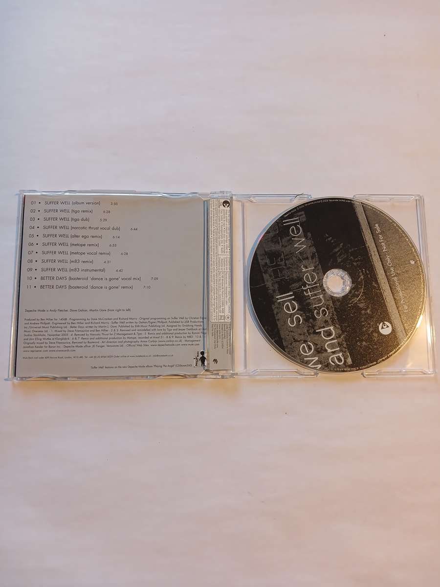 Depeche Mode, Suffer Well CD single, Club Promo, UK & Europe
