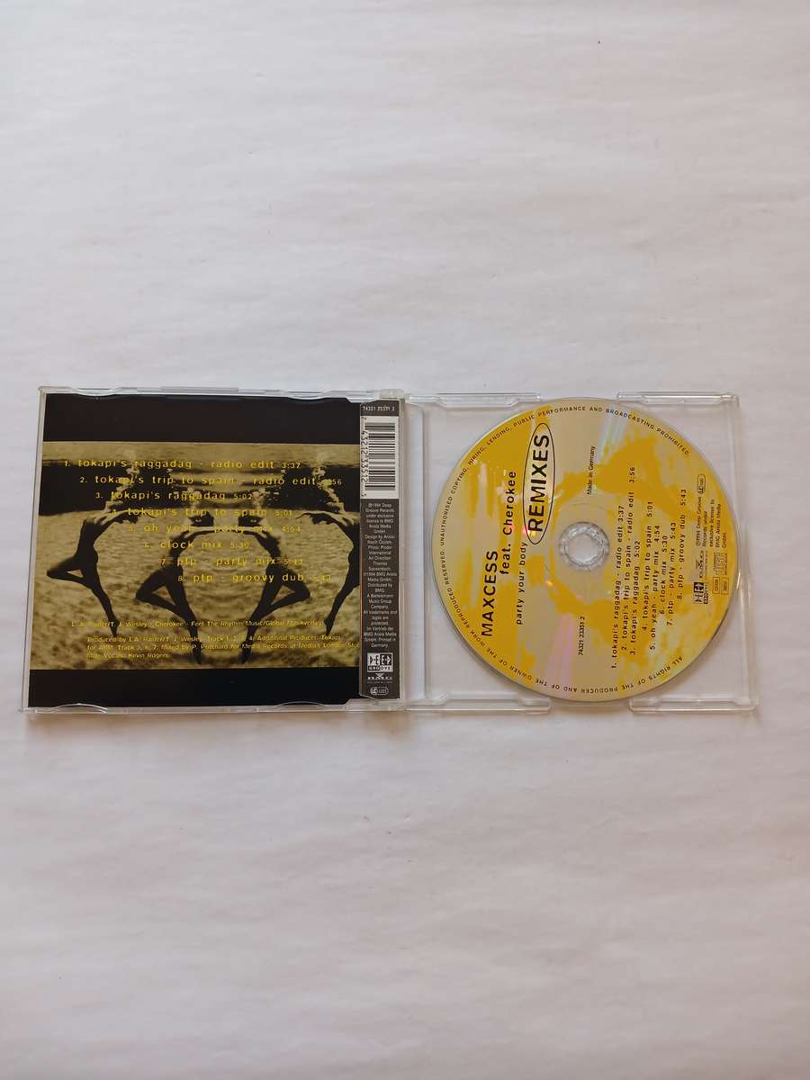 Maxcess feat. Cherokee, Party Your Body, Remixes CD single, Germany