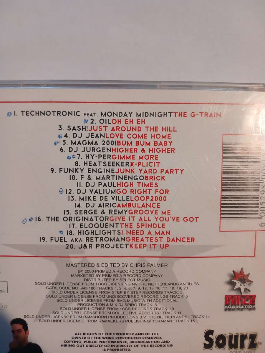 Dance Domination, Sasha Martinengo/Paul Almeida CD