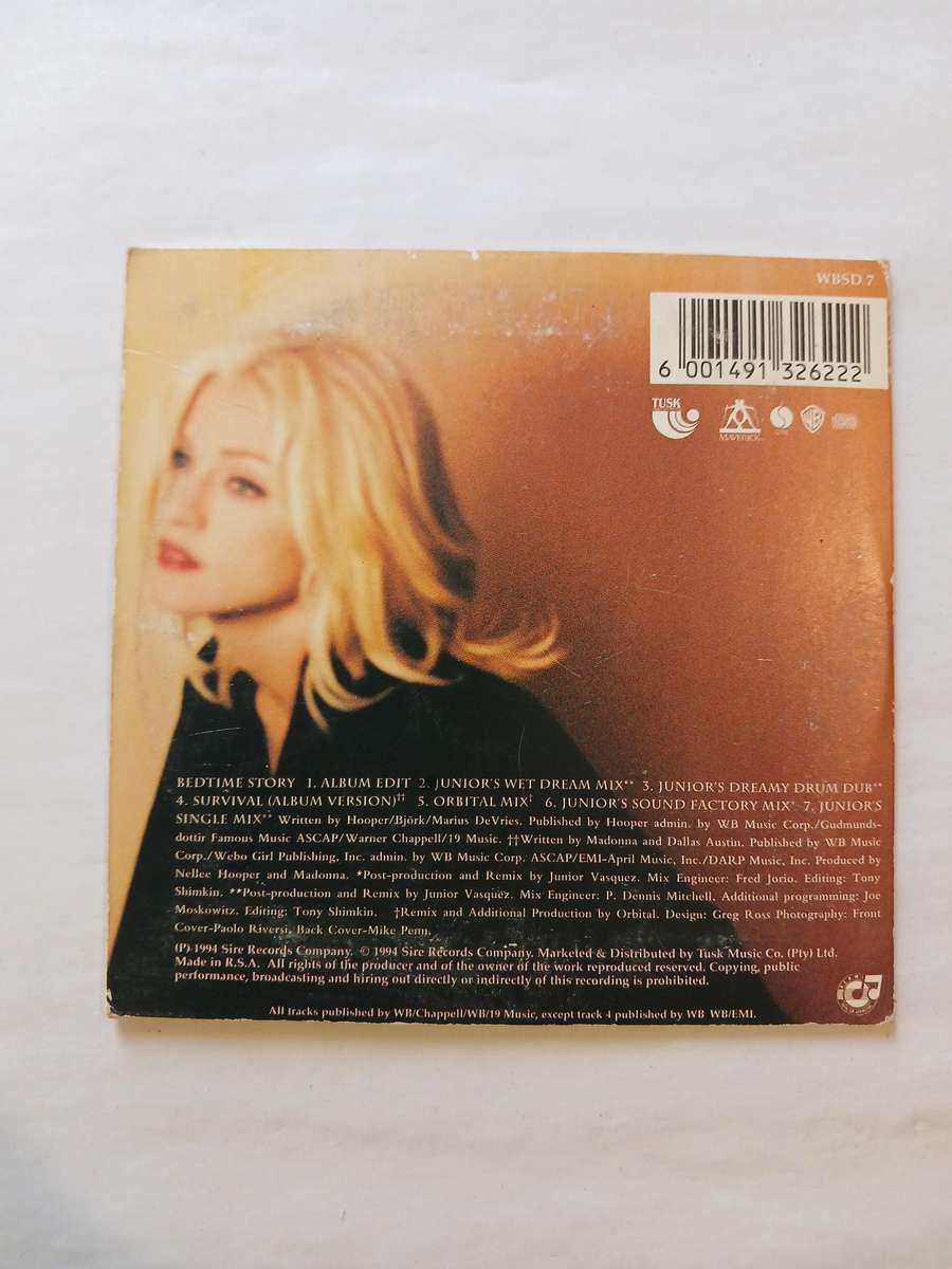 Madonna, Bedtime Story CD single