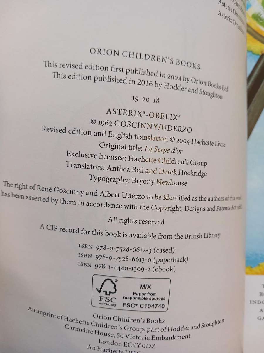 Asterix and the Golden Sickle by R. Goscinny & A. Uderzo