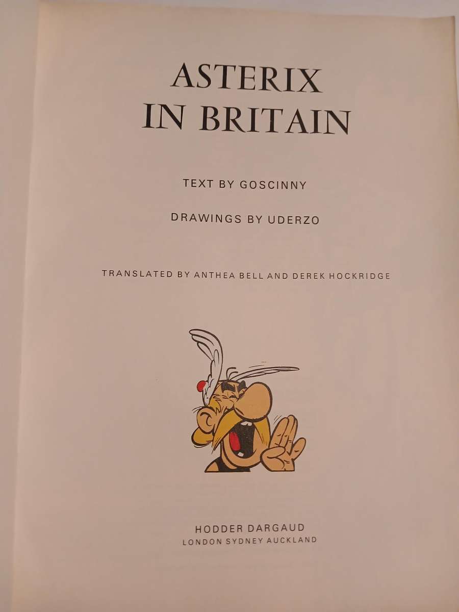 Asterix in Britain by Goscinny and Uderzo, 1973