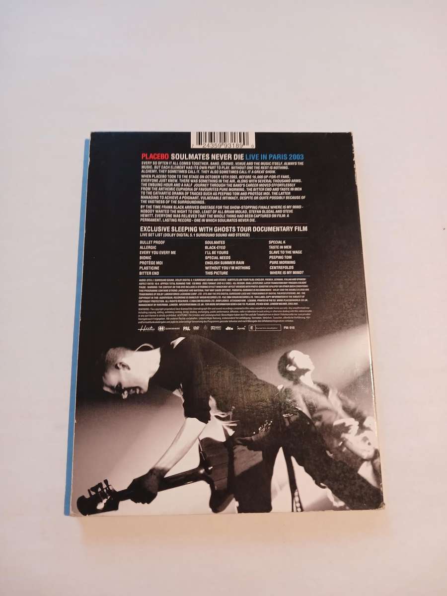 Placebo, Soulmates Never Die, Live in Paris 2003 DVD
