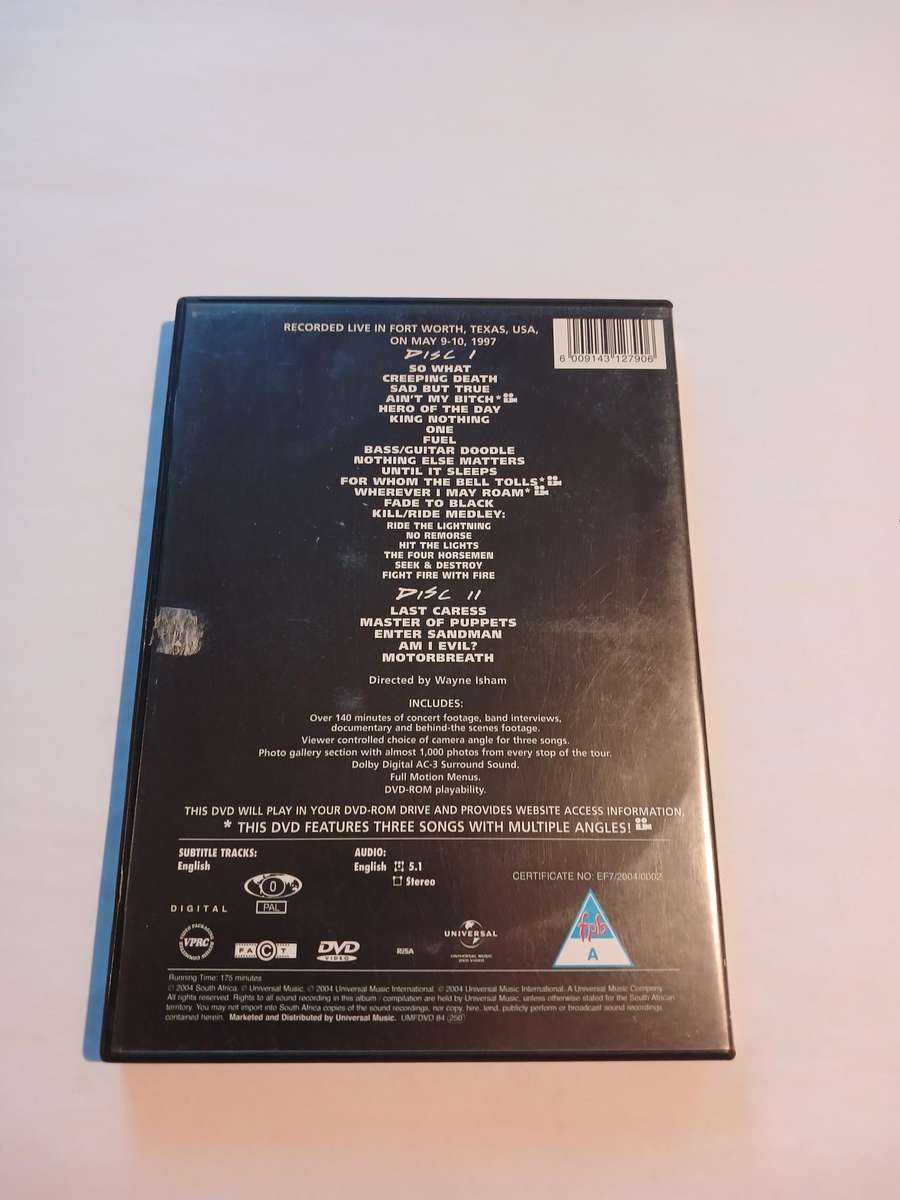 Metallica, Cunning Stunts, Live Fort Worth, Texas, 2 x DVD