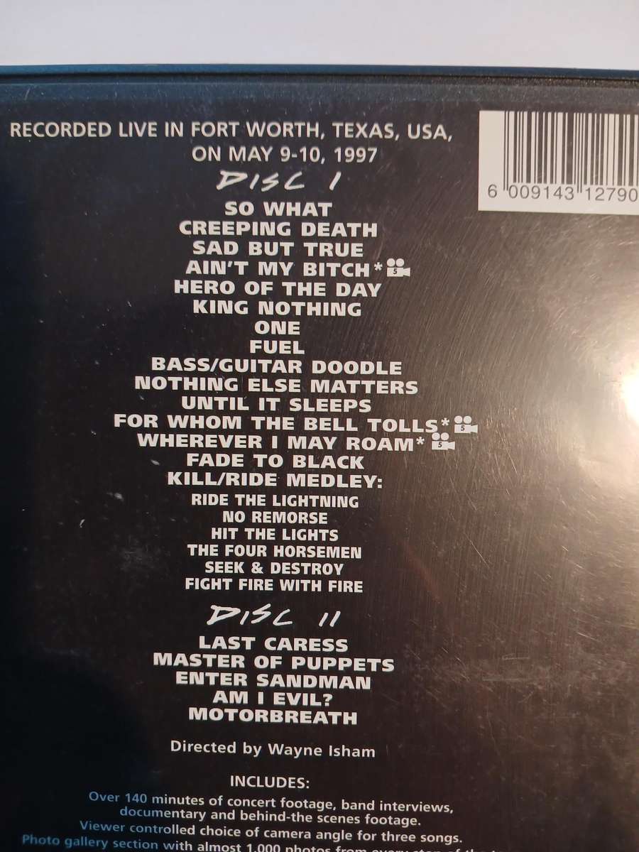 Metallica, Cunning Stunts, Live Fort Worth, Texas, 2 x DVD