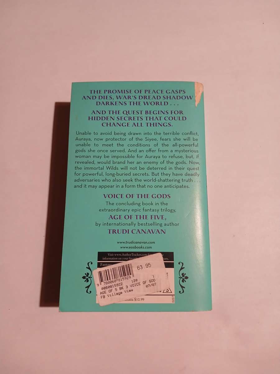 Voice of the Gods, Age of the Five: Book Three by Trudi Canavan