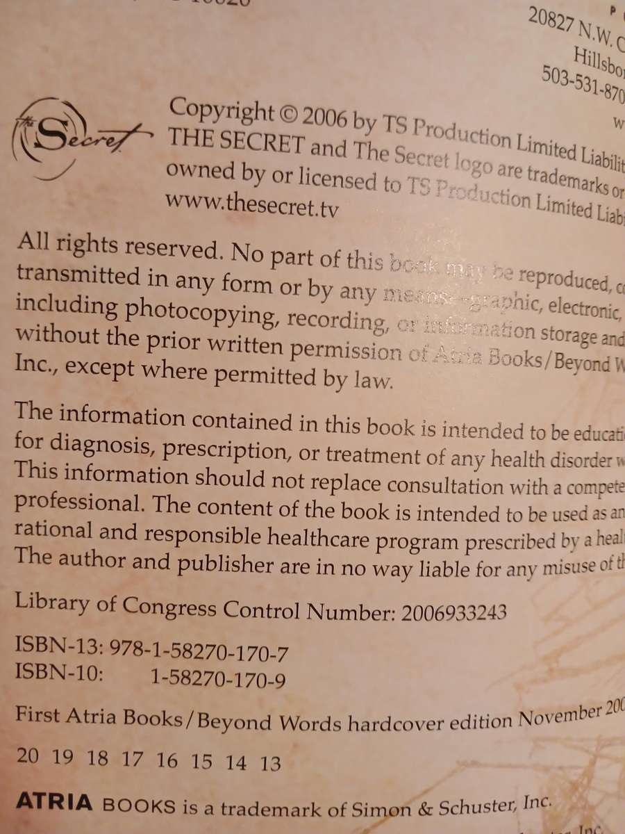 The Secret by Rhonda Byrne, Hardcover