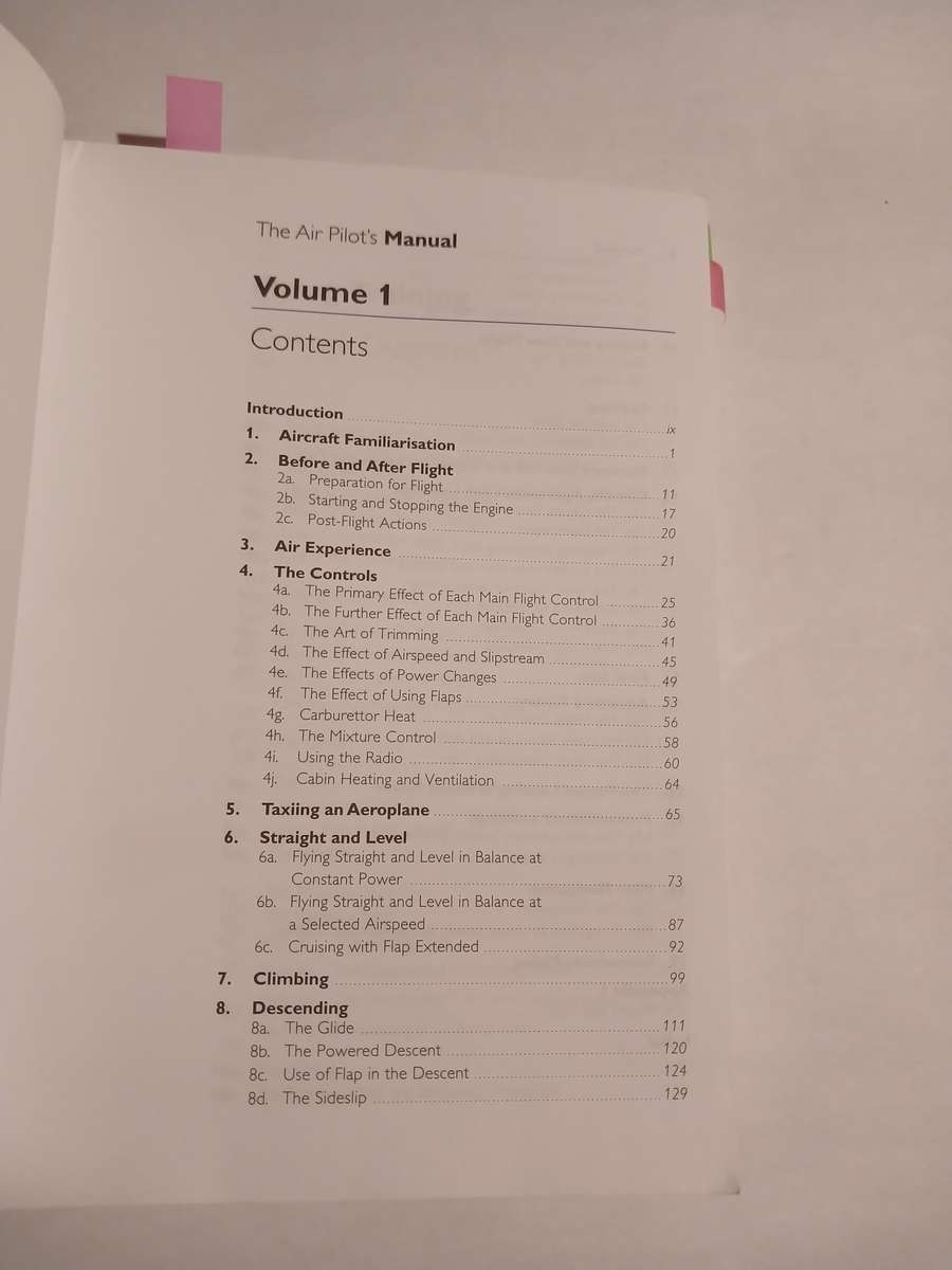 Air Pilot's Manual, Flying Training Volume 1