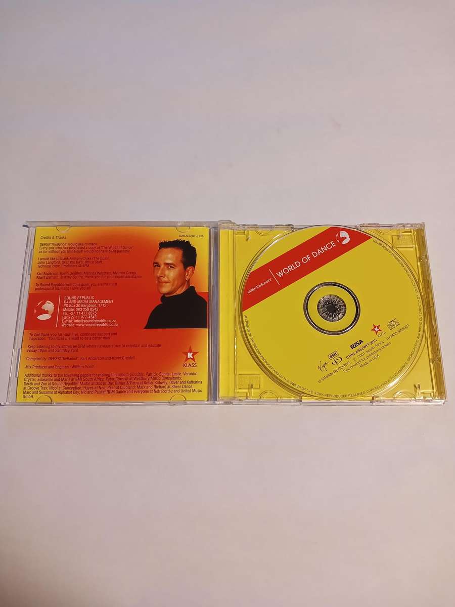Derek 'The Bandit's World of Dance, CD