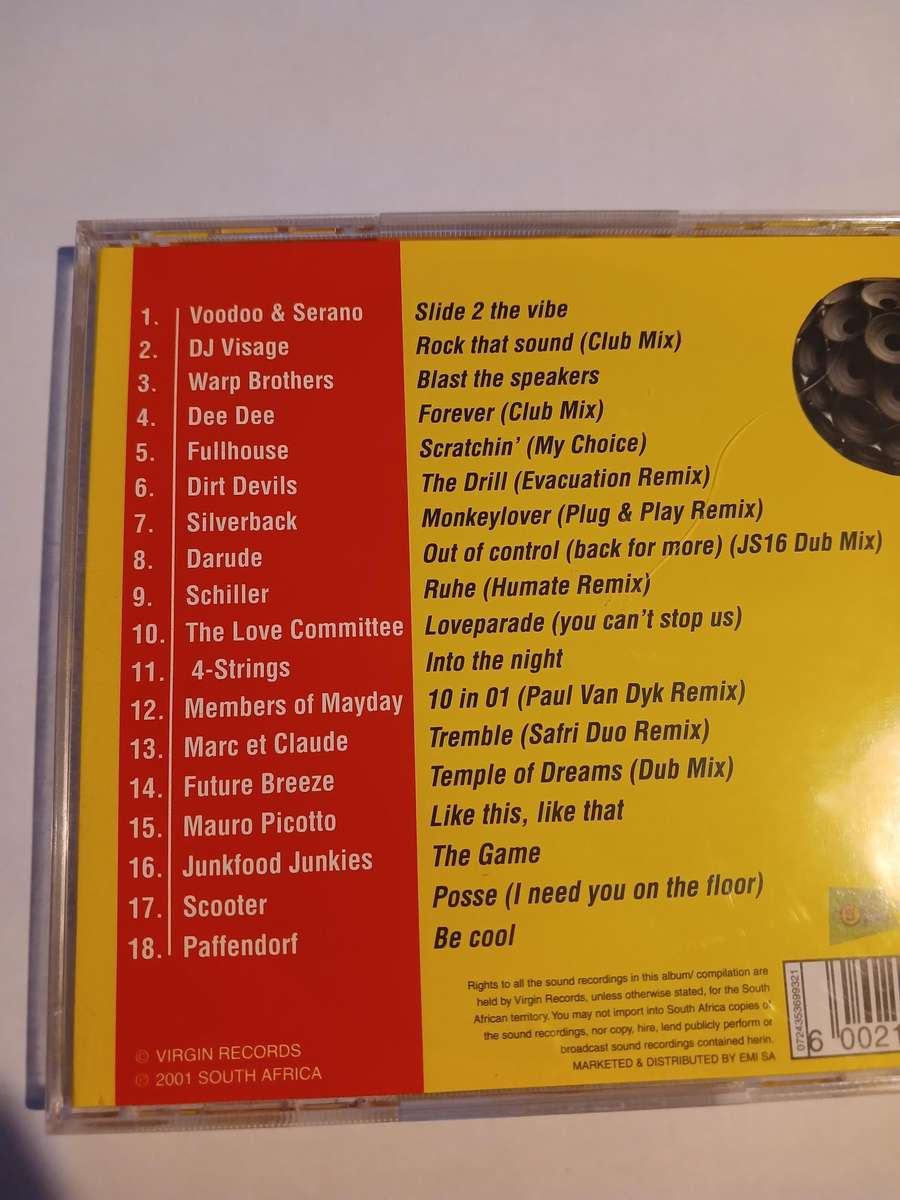 Derek 'The Bandit's World of Dance, CD