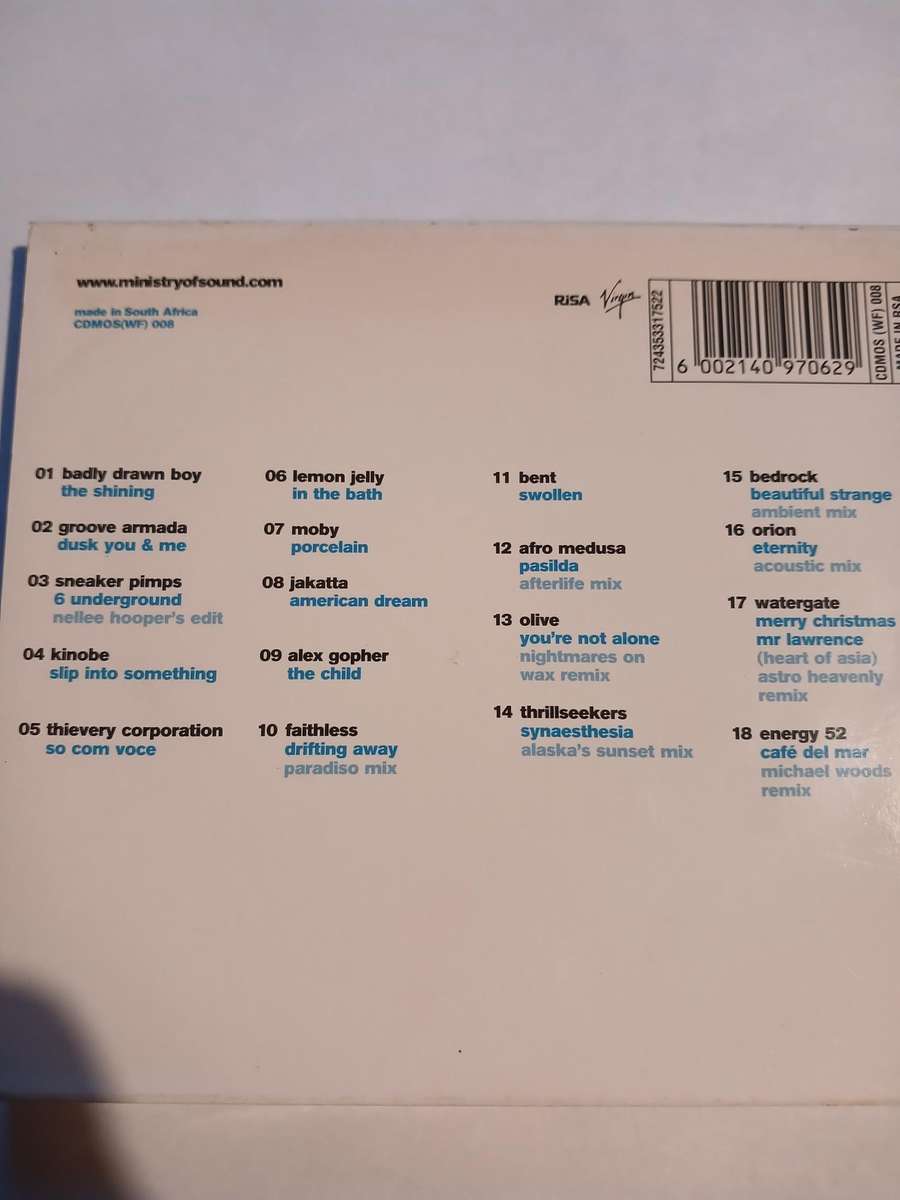 Ministry of Sound, The Chillout Session CD