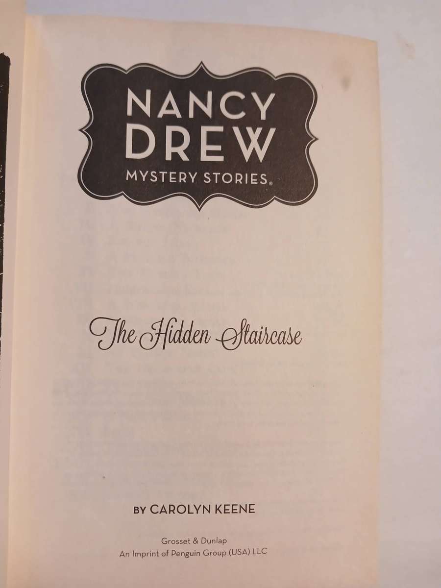 The Hidden Staircase by Carolyn Keene, Nancy Drew