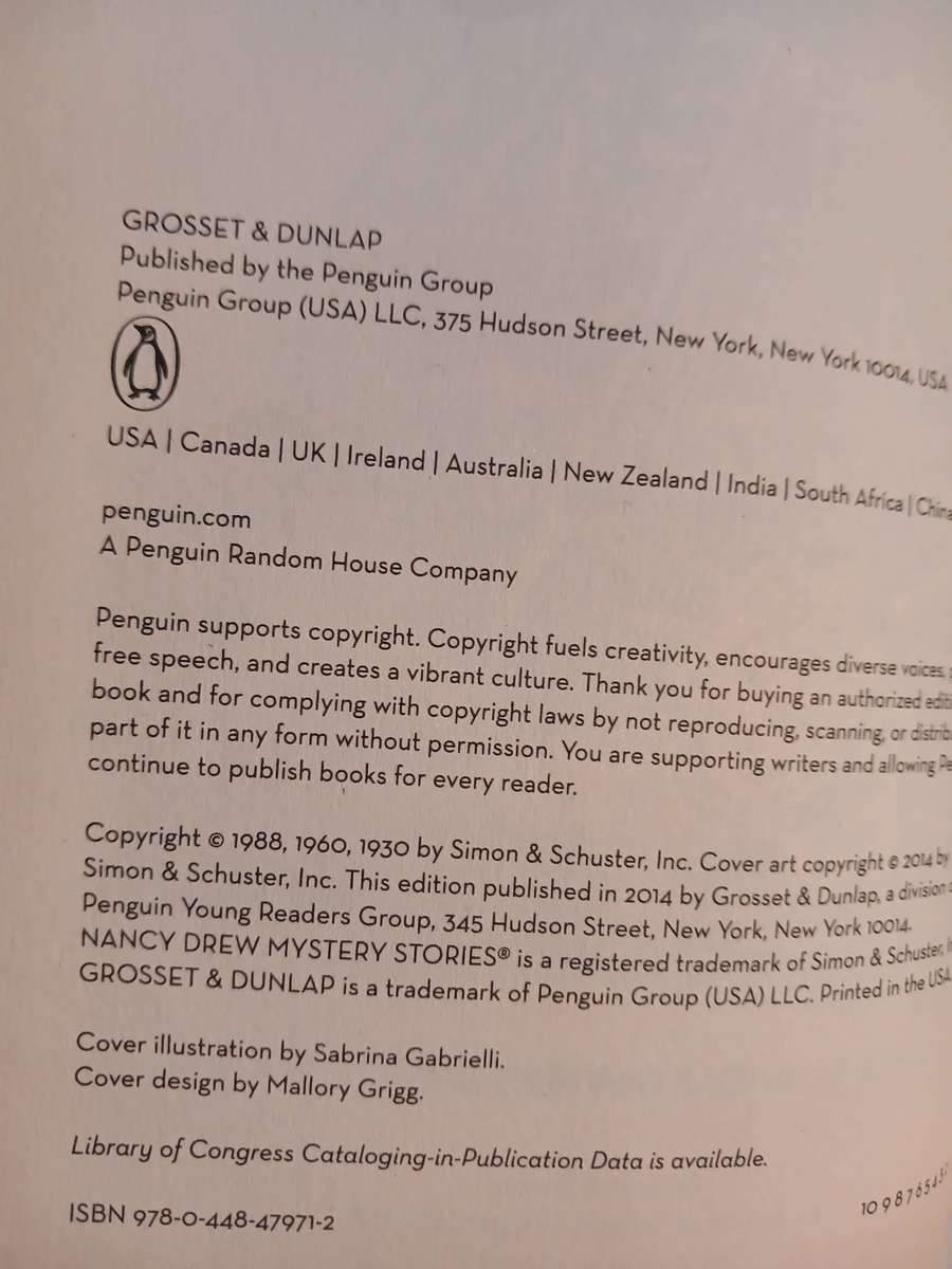 The Bungalow Mystery by Carolyn Keene, Nancy Drew, Hardcover