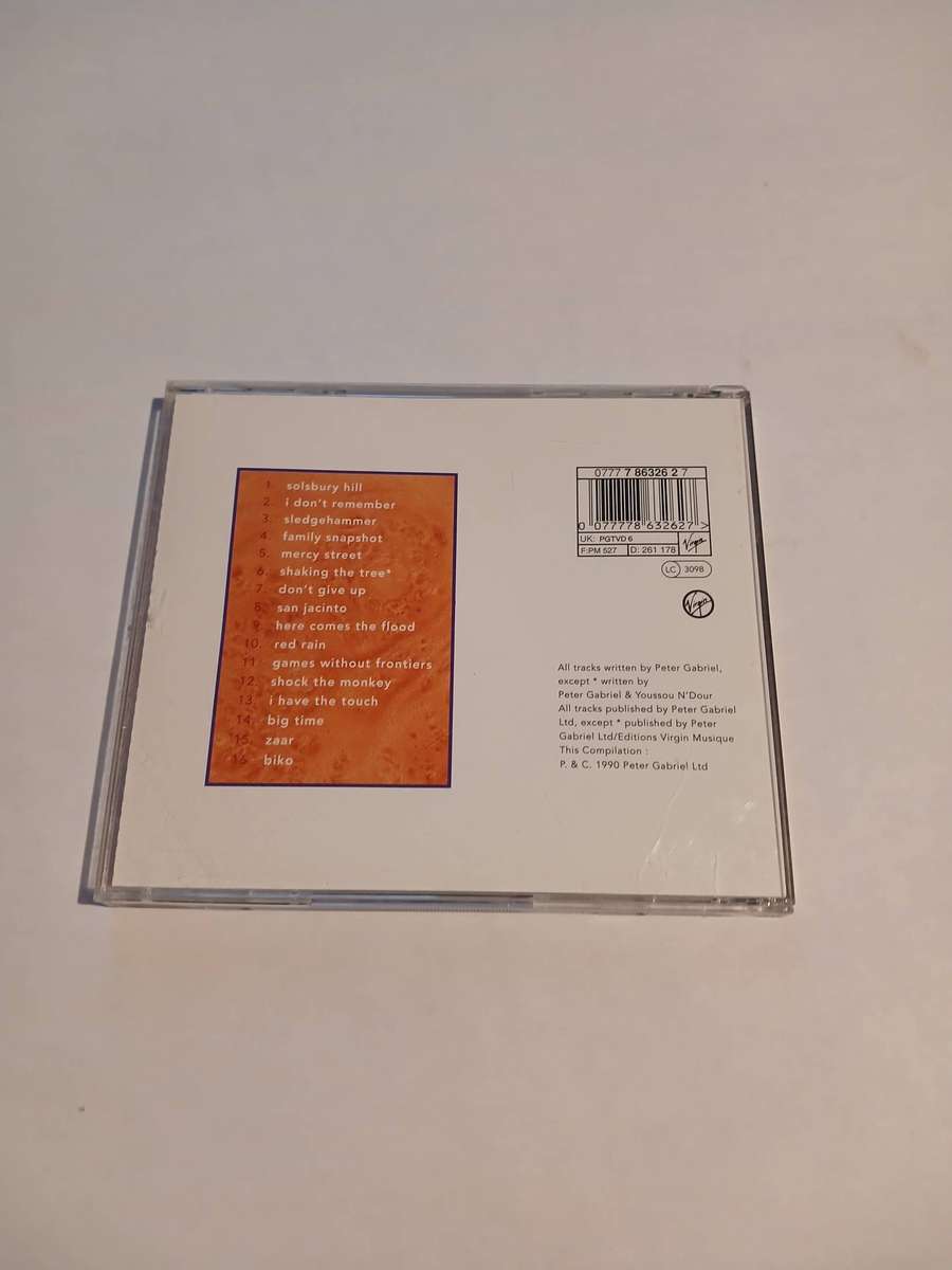 Peter Gabriel, Shaking the Tree, Sixteen Golden Greats CD, EU