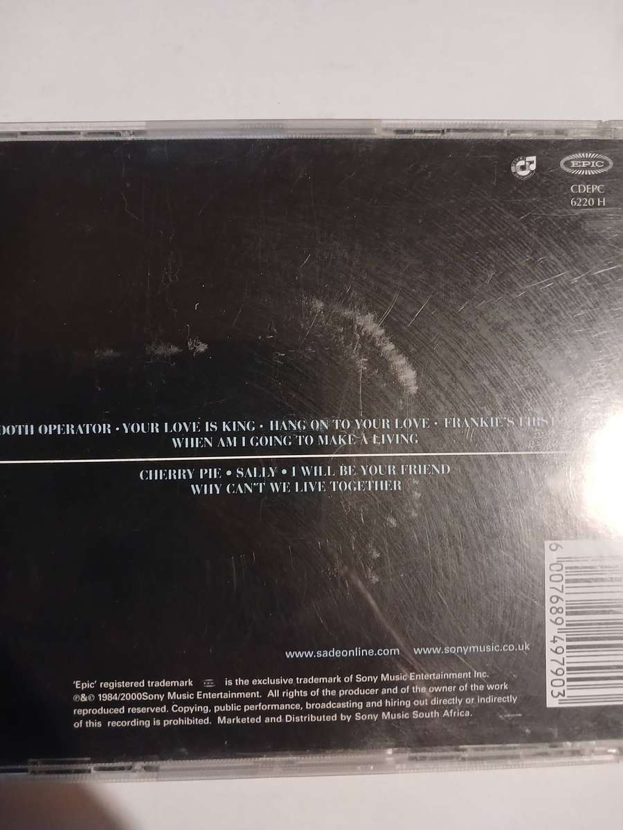 Sade, Diamond Life CD