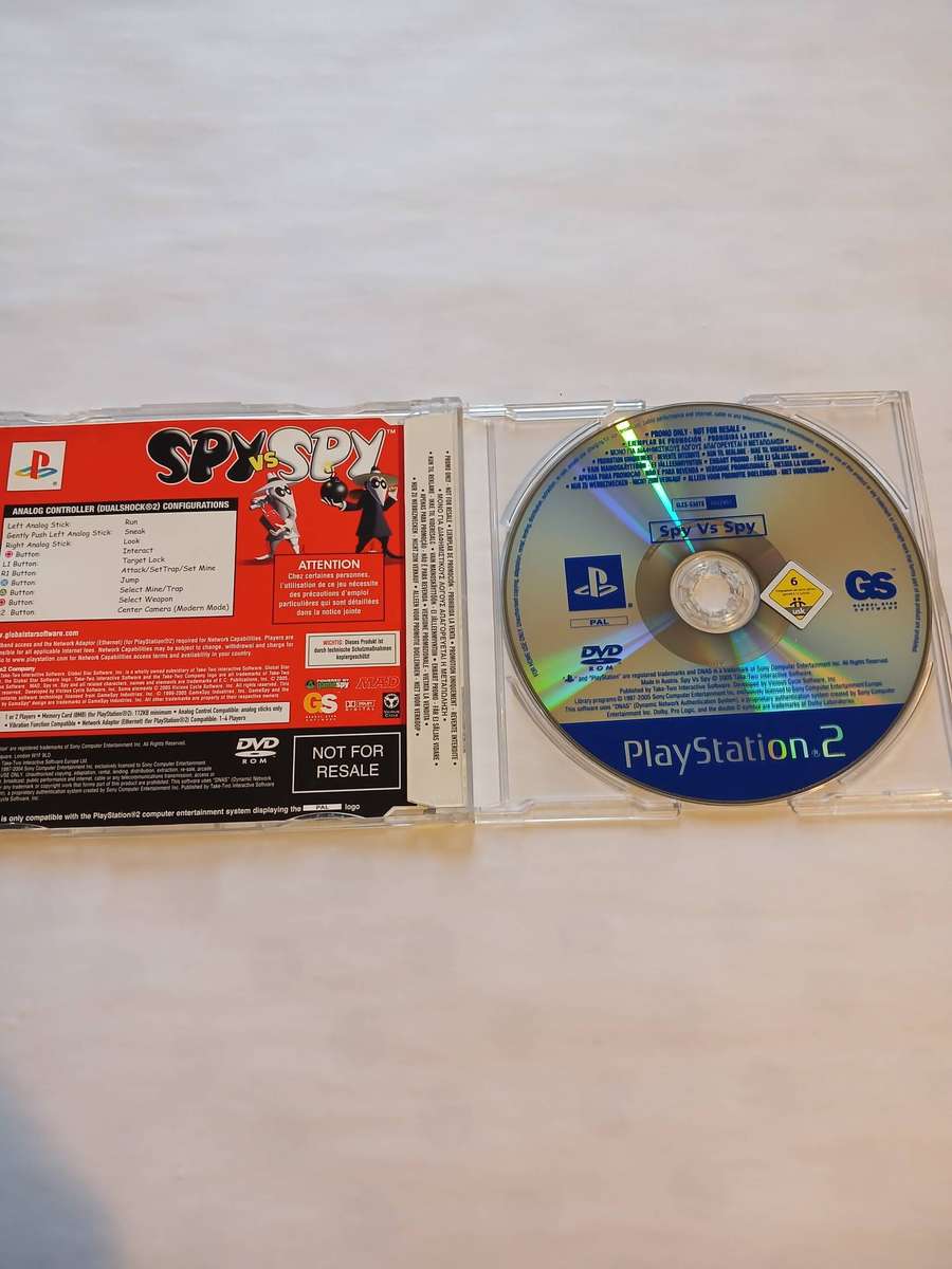 Playstation 2, PS2, Spy vs Spy