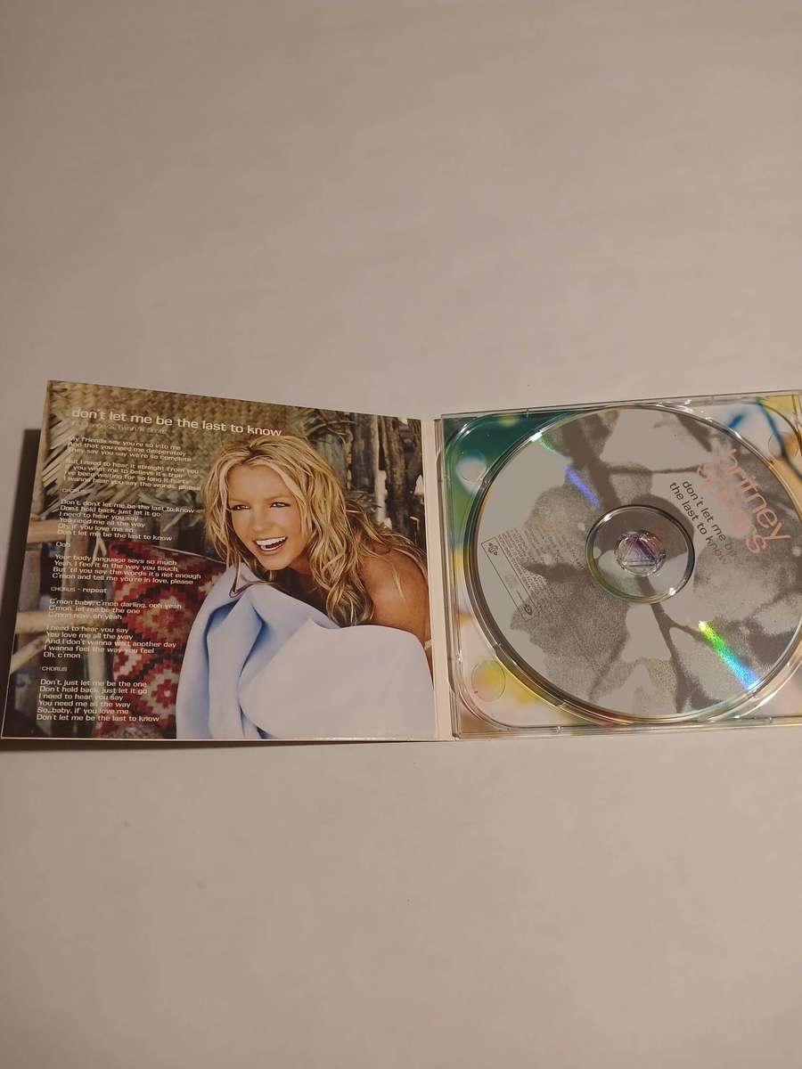 Britney Spears, Don't let me be the Last to Know CD single Enhanced, Limited Edition, UK