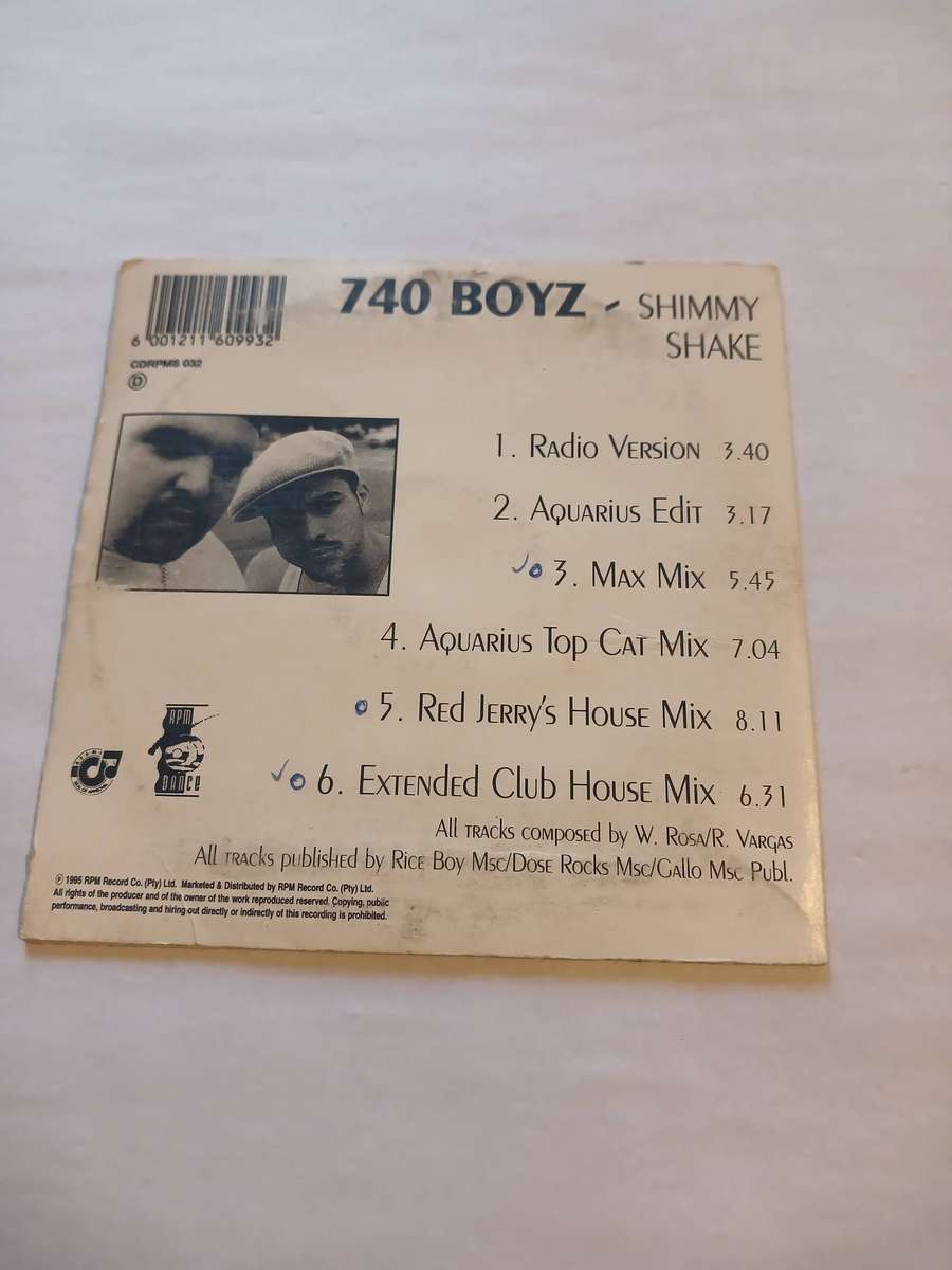 740 Boyz, Shimmy Shake CD single