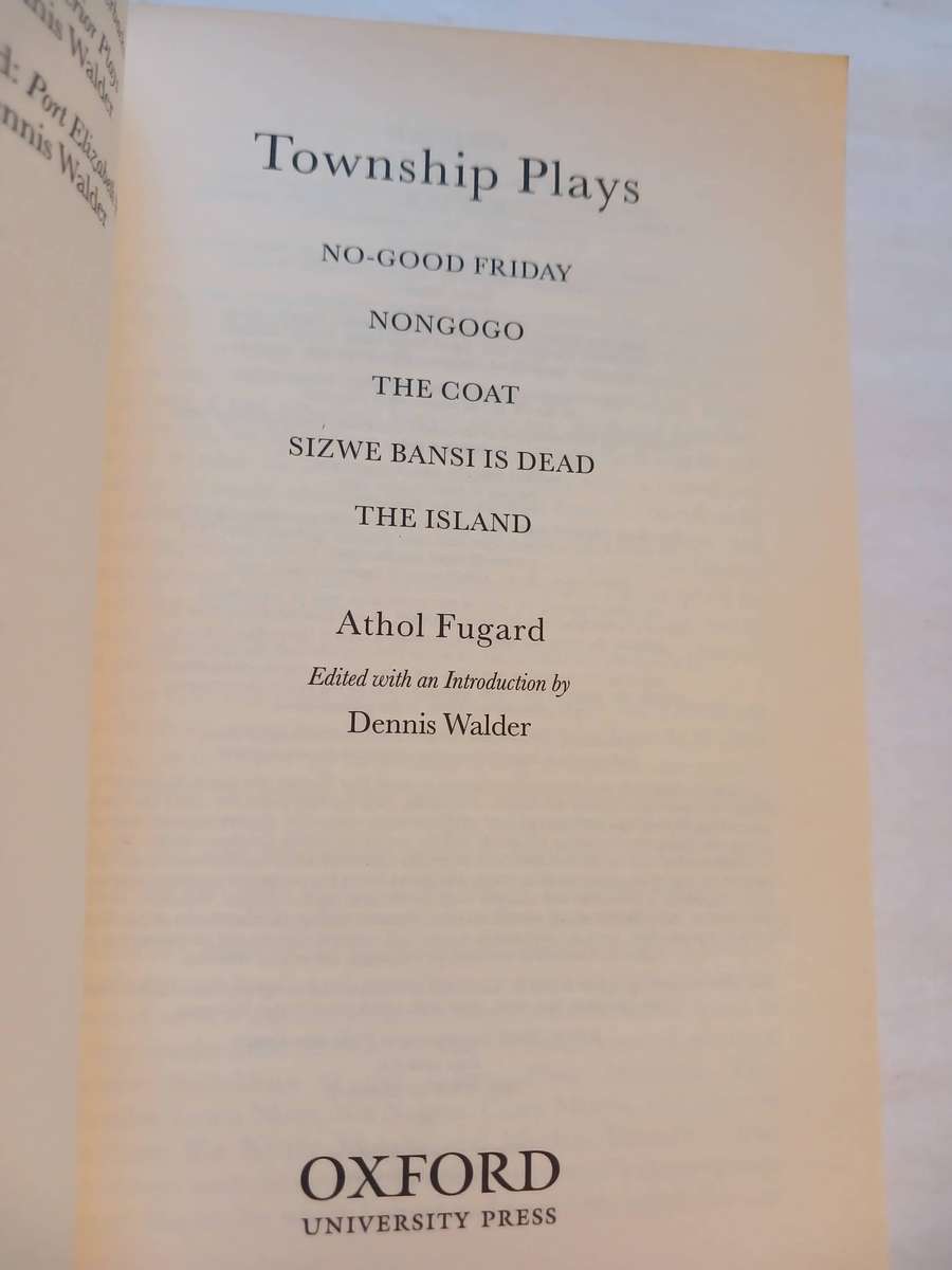 Athol Fugard, Township Plays