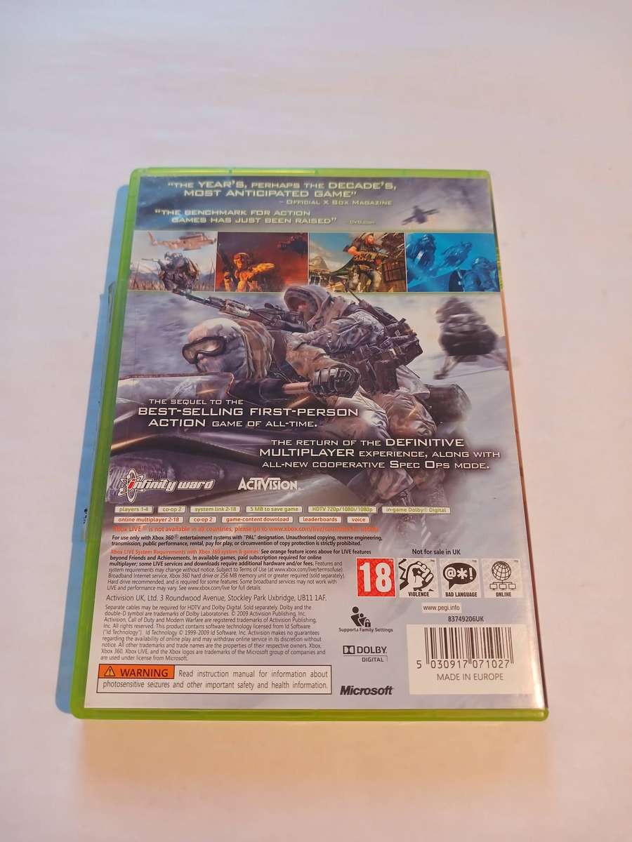 XBOX 360, Call of Duty Modern Warfare 2