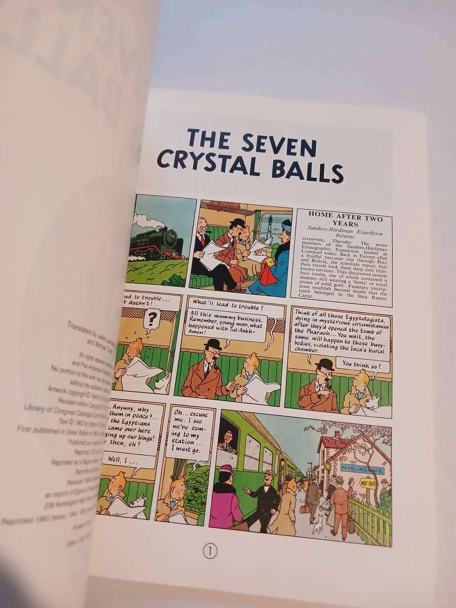 The Adventures of Tintin, The Seven Crystal Balls, Herge
