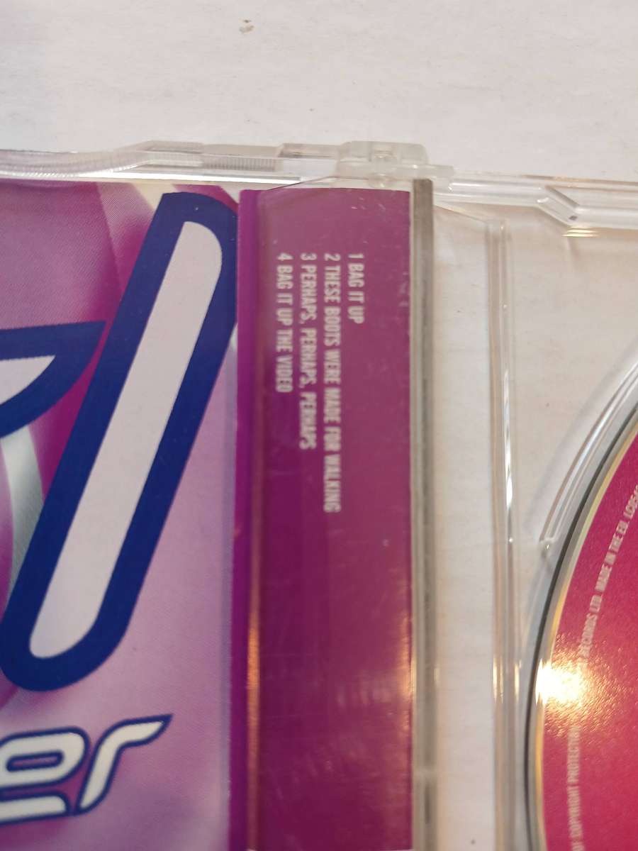 Geri Halliwell, Bag It Up CD single, EU, Enhanced