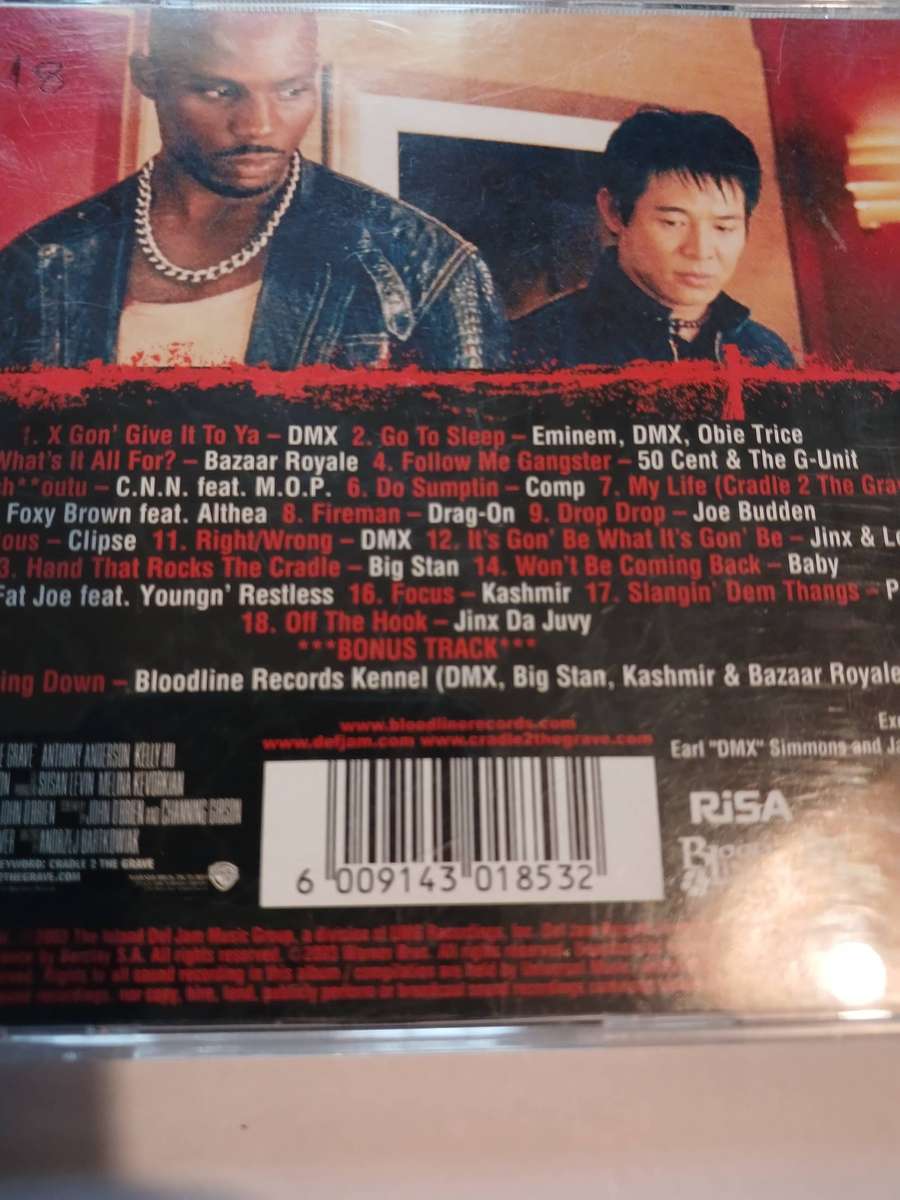 Cradle 2 The Grave, Motion Picture Soundtrack CD