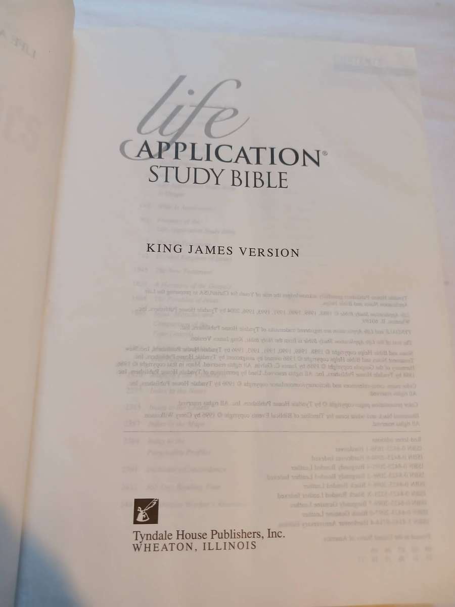 Life Application Study Bible, King James Version