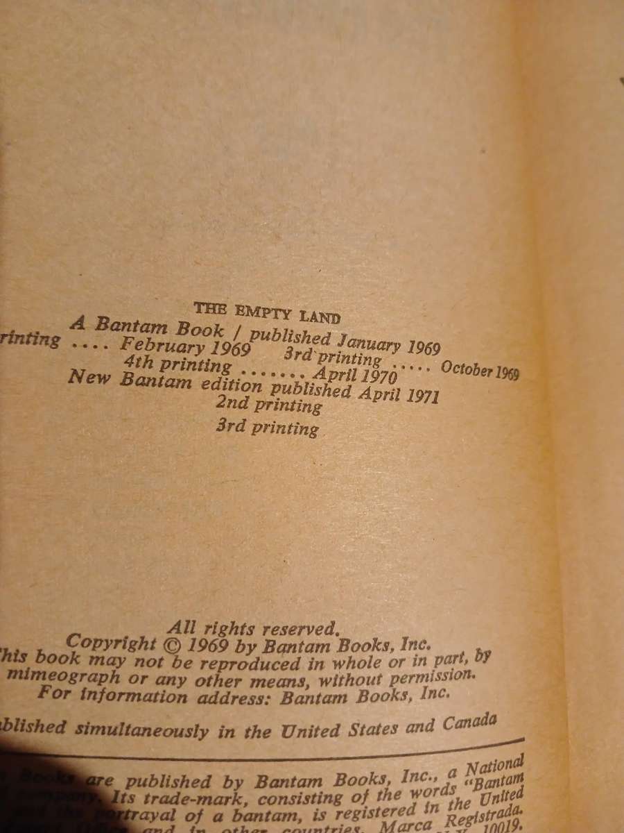 Louis L'Amour, The Empty Land